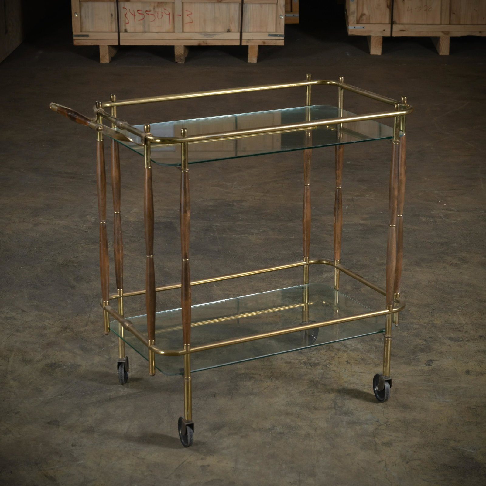Brass Serving Cart (1 of 4)