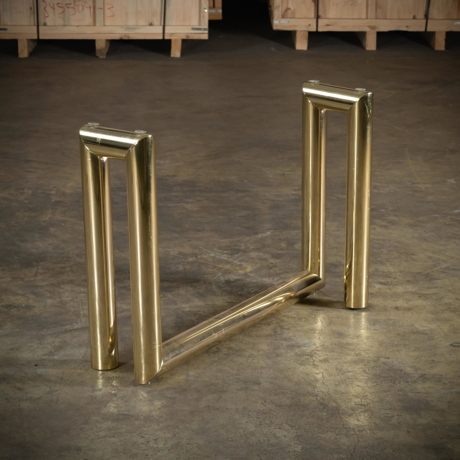 Karl Springer Style  - Z Console Table Base (1 of 3)