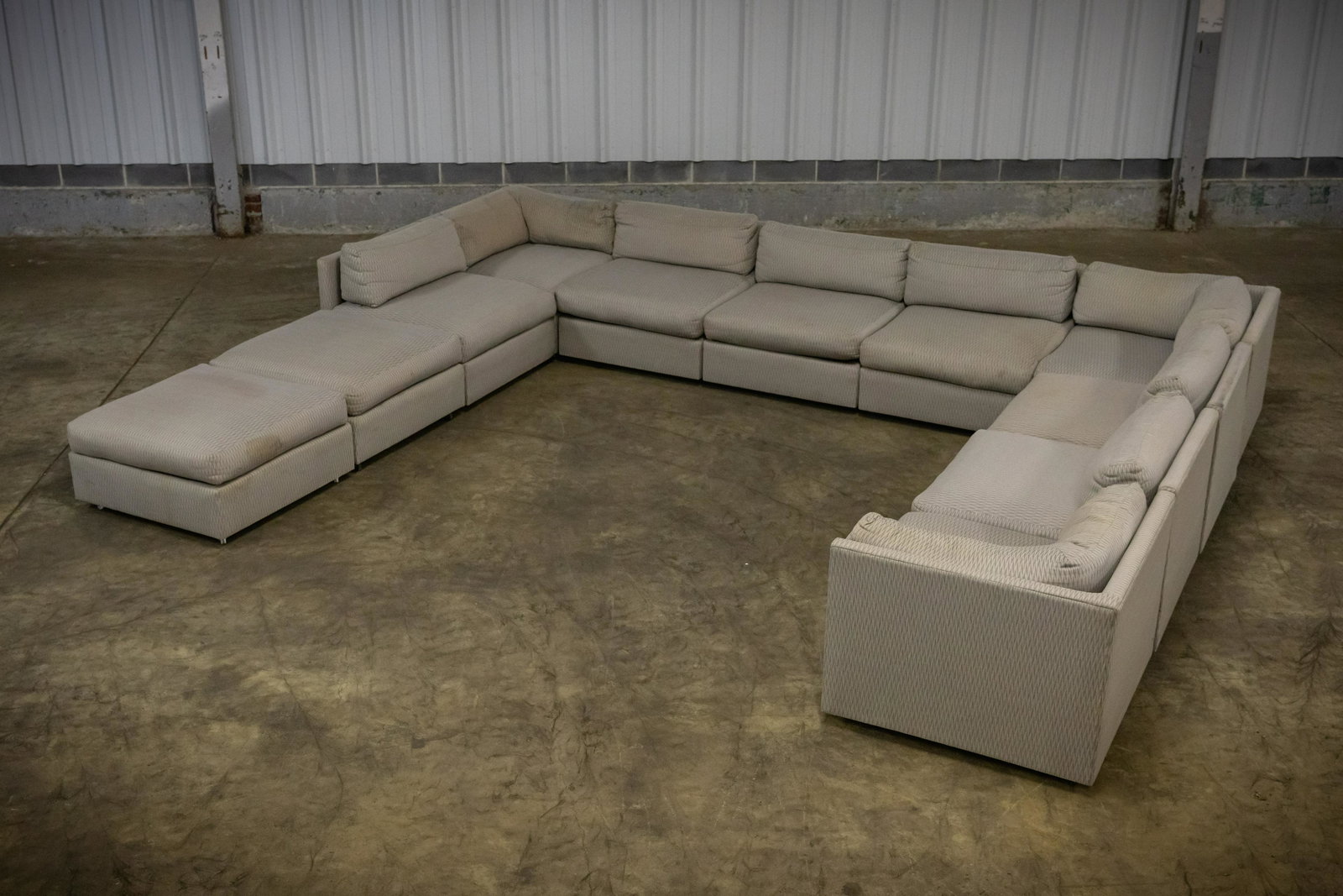 Milo Baughman Style Sectional Sofa (1 of 7)