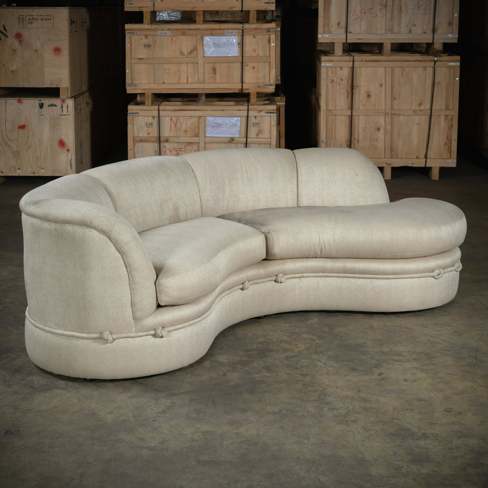 Vladimir Kagan Style - Crescent Sofa (1 of 5)