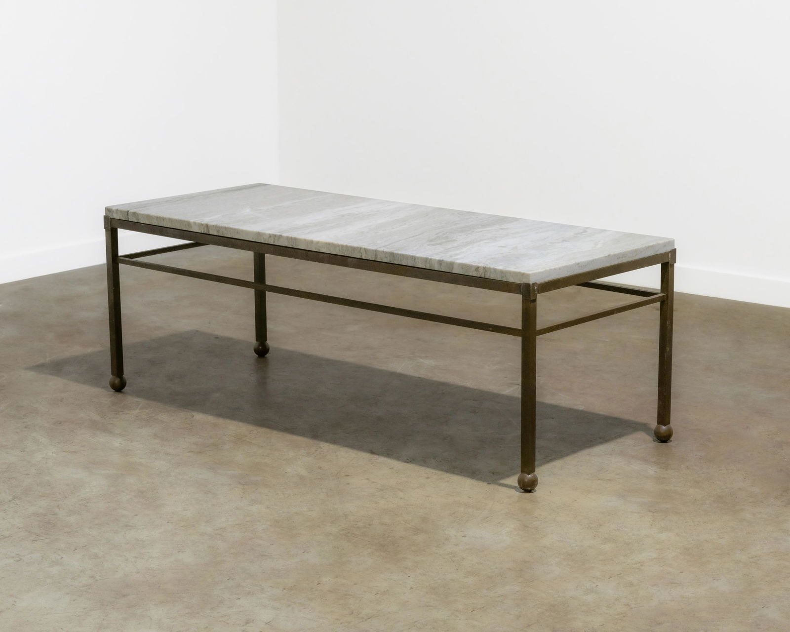 Marble & Brass Coffee Table (1 of 5)