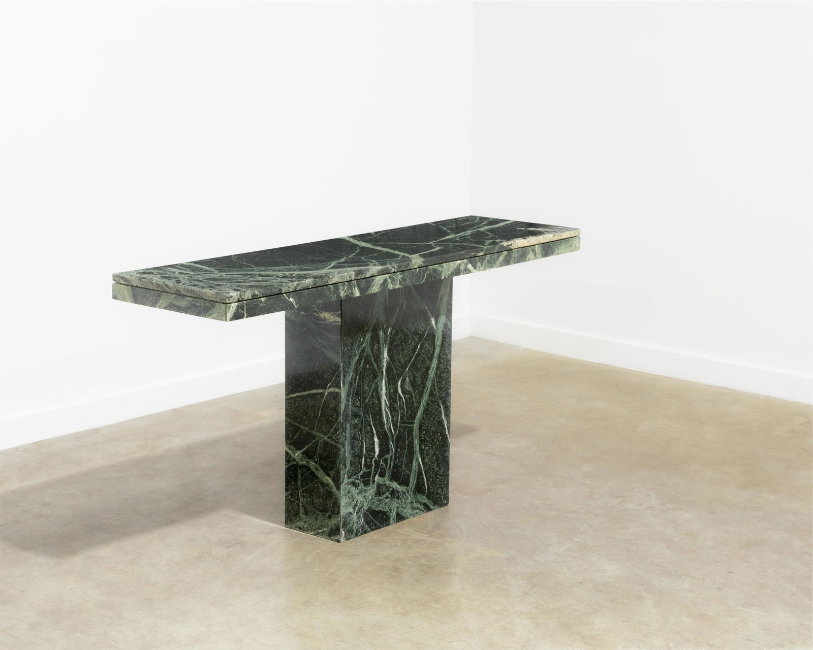 Verde Marble Console Table (1 of 5)
