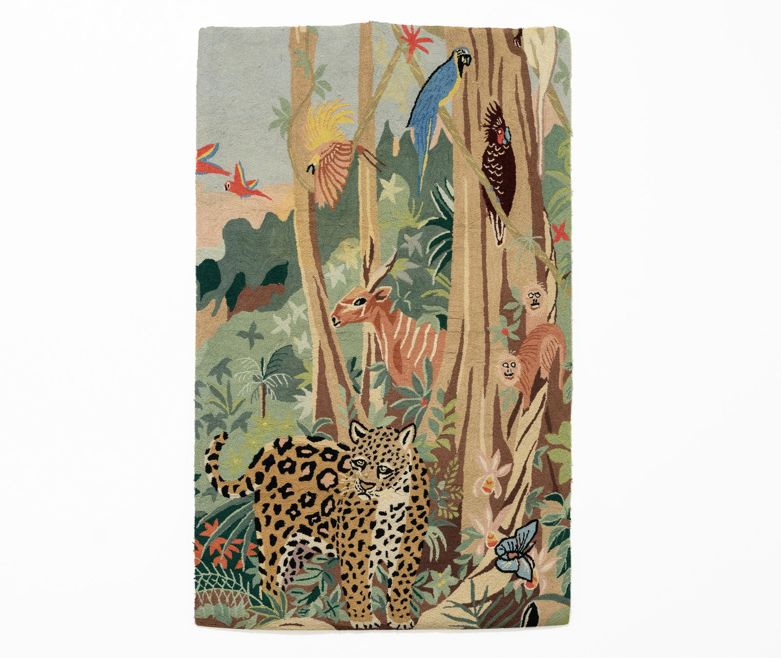 Needlepoint Wall Hanging - Jungle (1 of 5)