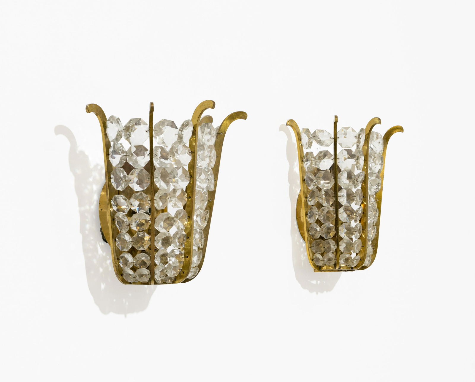 Kinkeldey - Brass & Crystal Sconces (1 of 6)