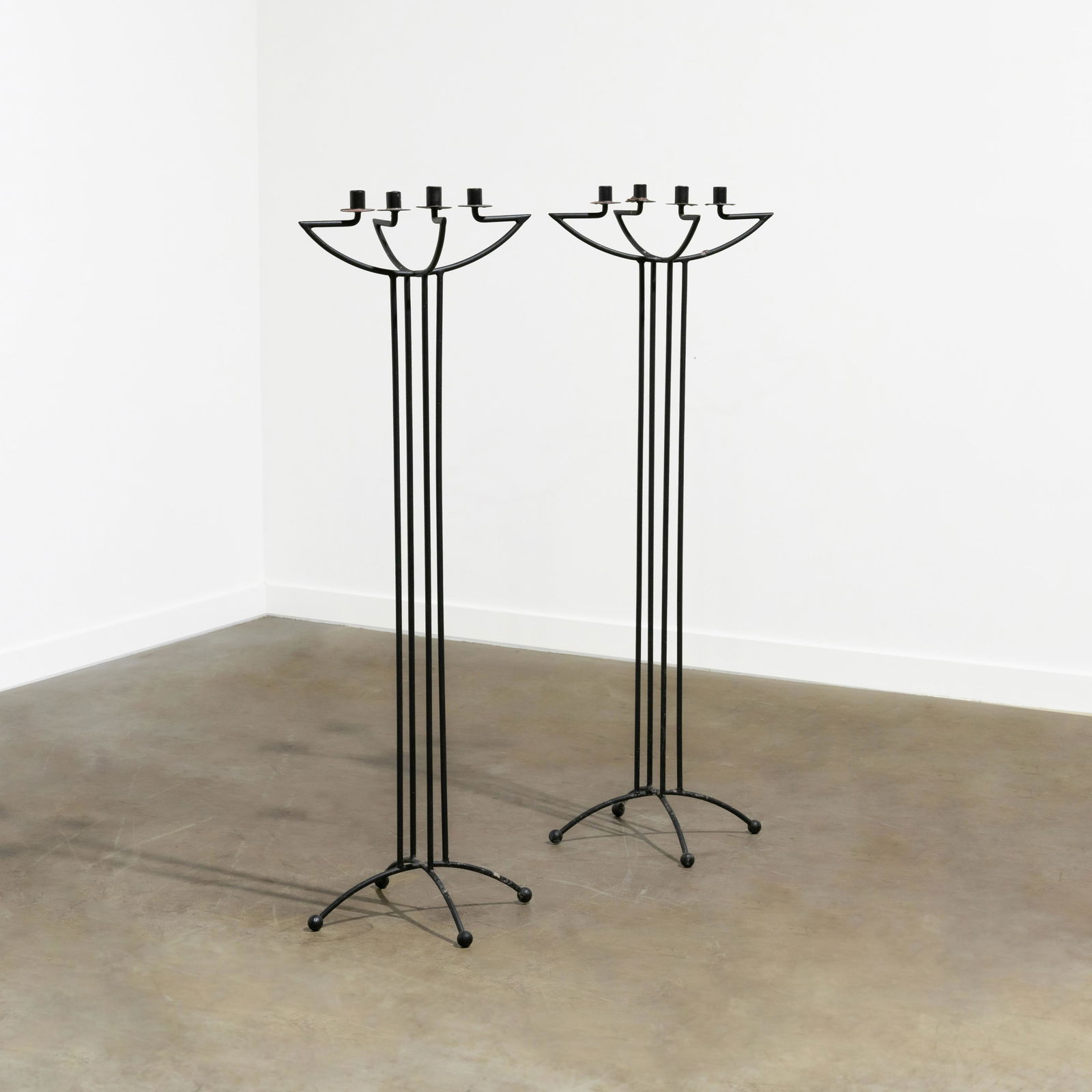 Iron Floor Candelabras (1 of 4)