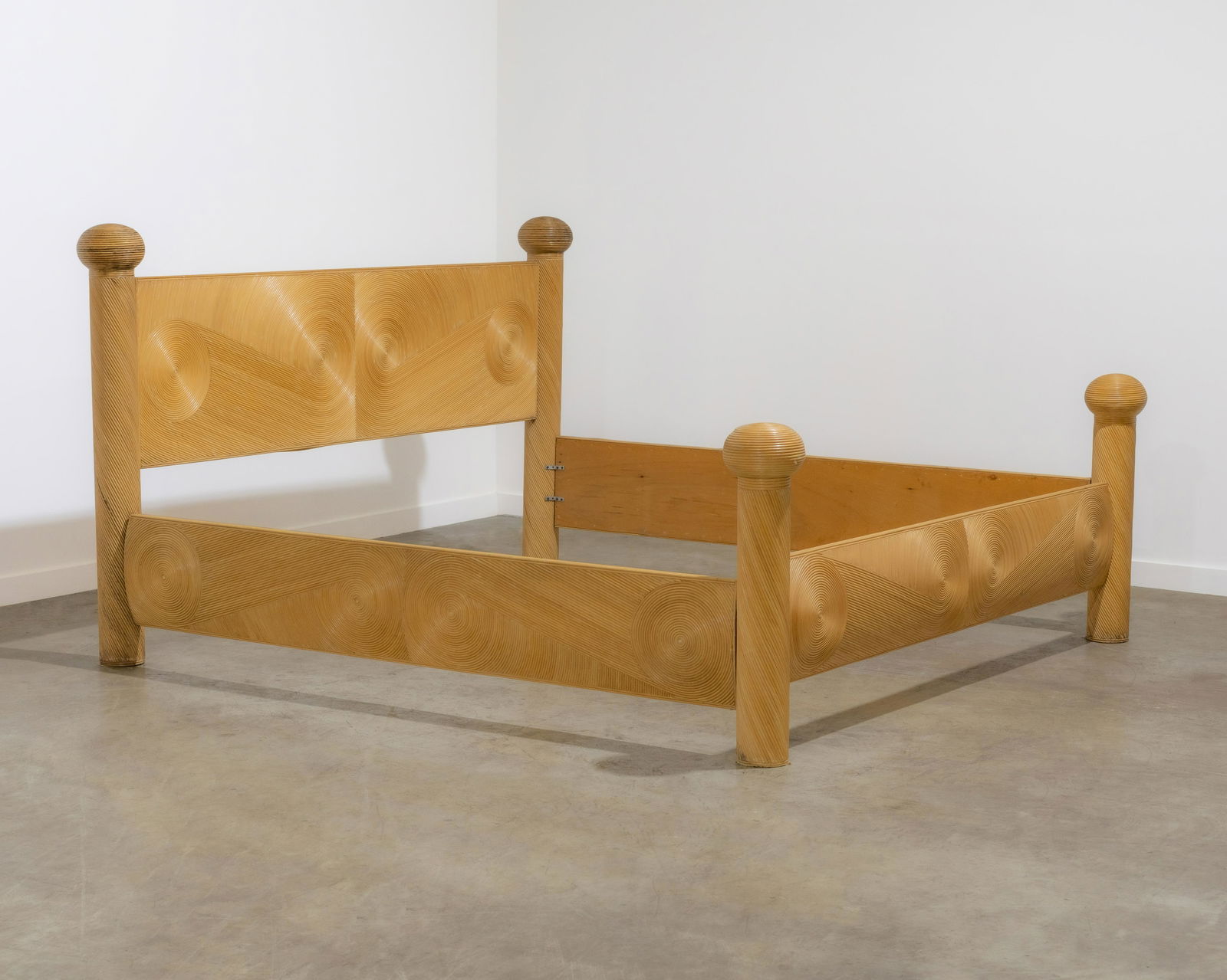 Pencil Rattan King Bed (1 of 5)