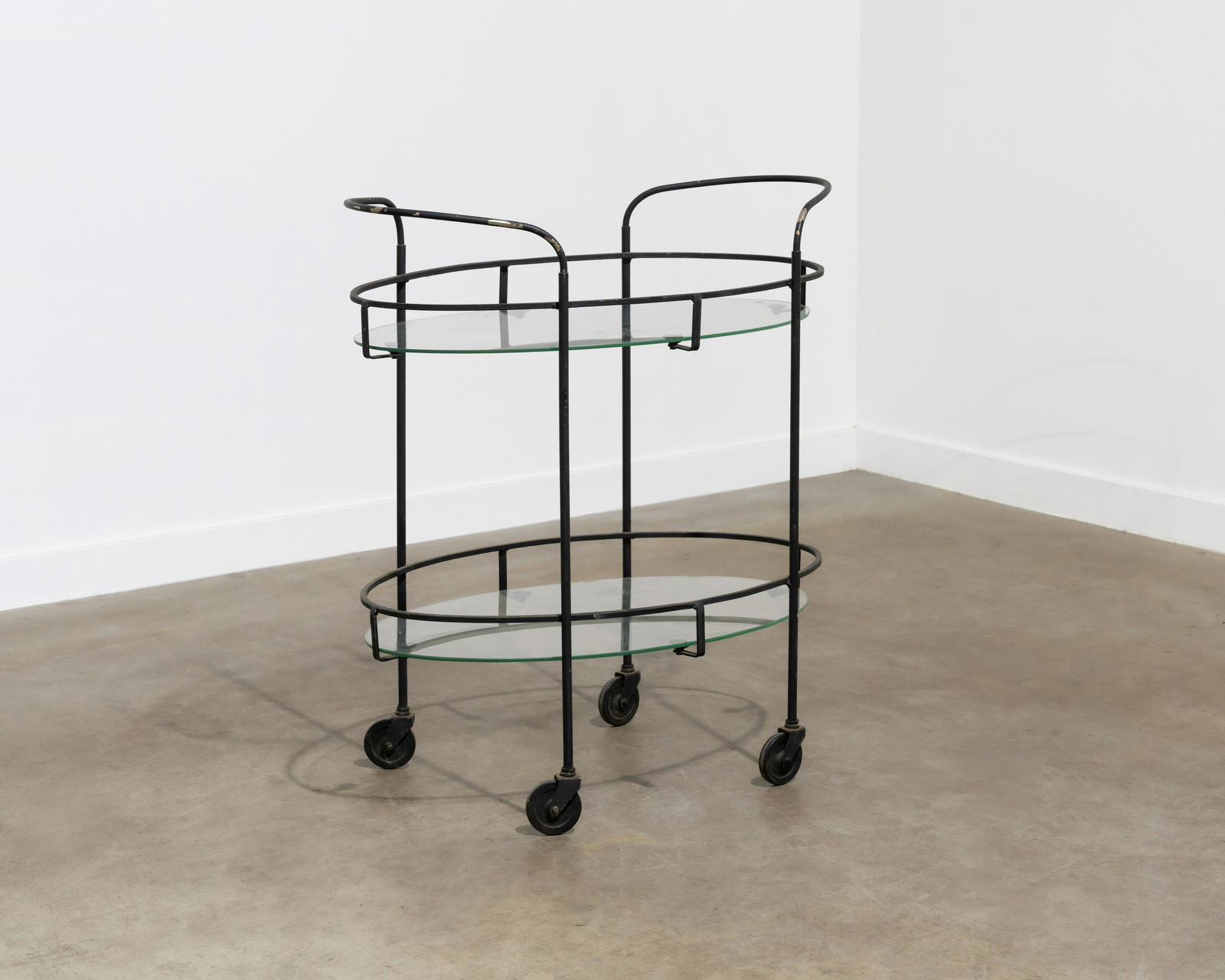 Iron and Glass Serving Cart (1 of 4)