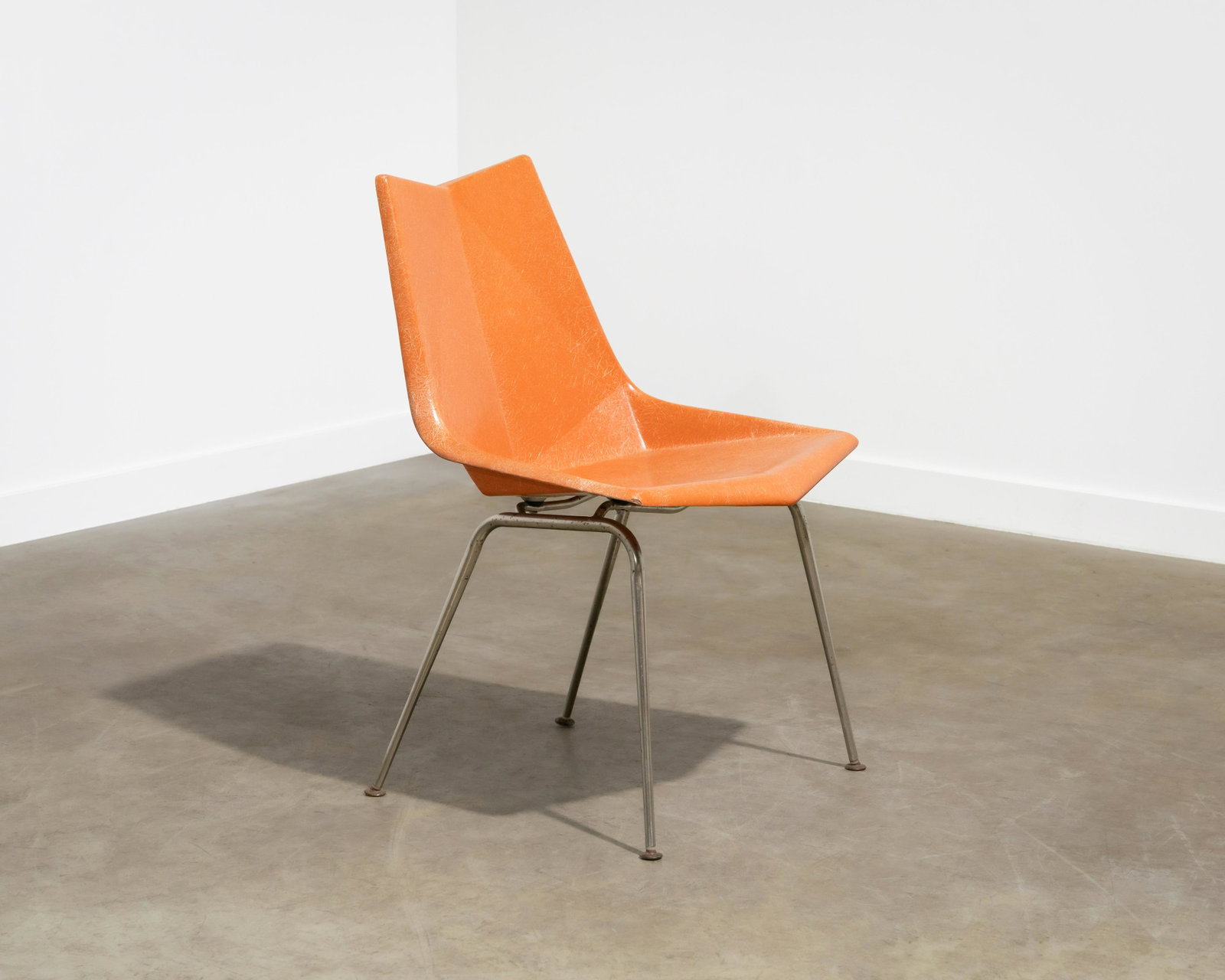 Paul McCobb - Origami Chair: A Paul McCobb Origami chair. Dimensions : 33.5 x 21.5 x 17. All measurements are in inches.