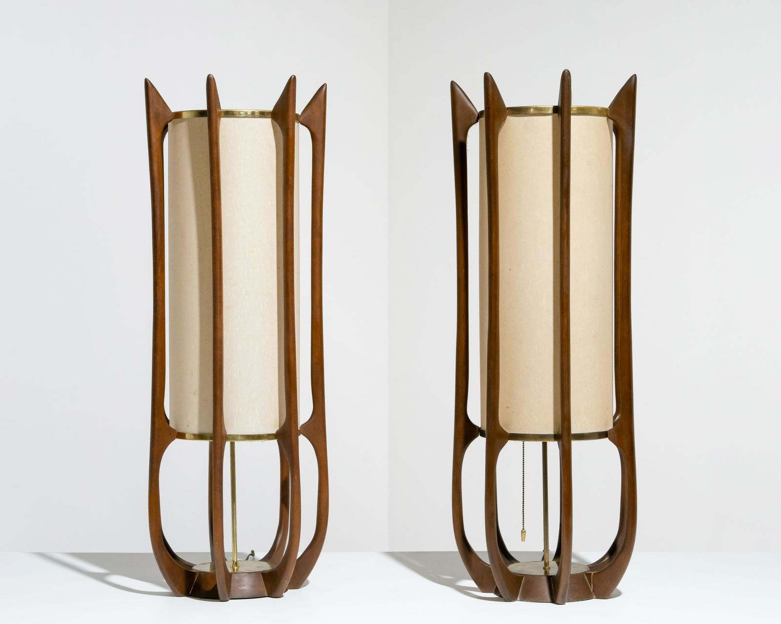 Modeline - Large Walnut Lamps (1 of 7)