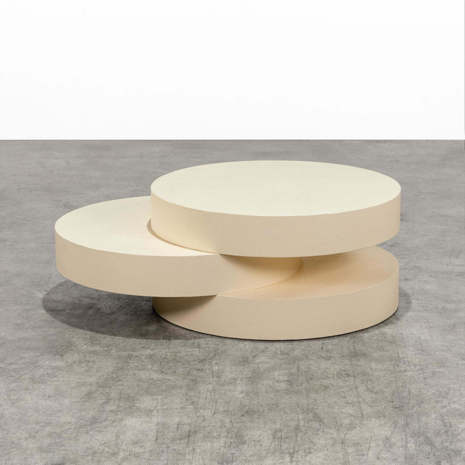 Linen Wrapped Coffee Table (1 of 3)