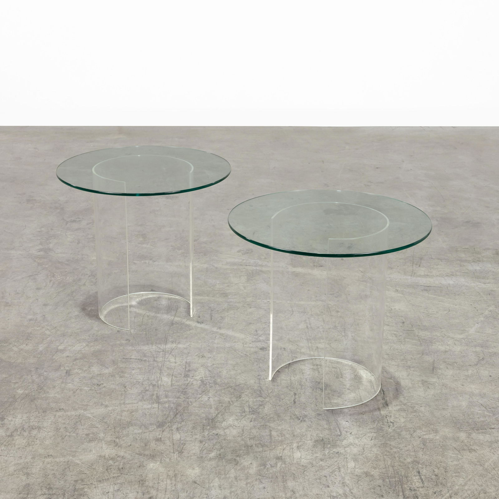 Lucite & Glass End Tables (1 of 10)