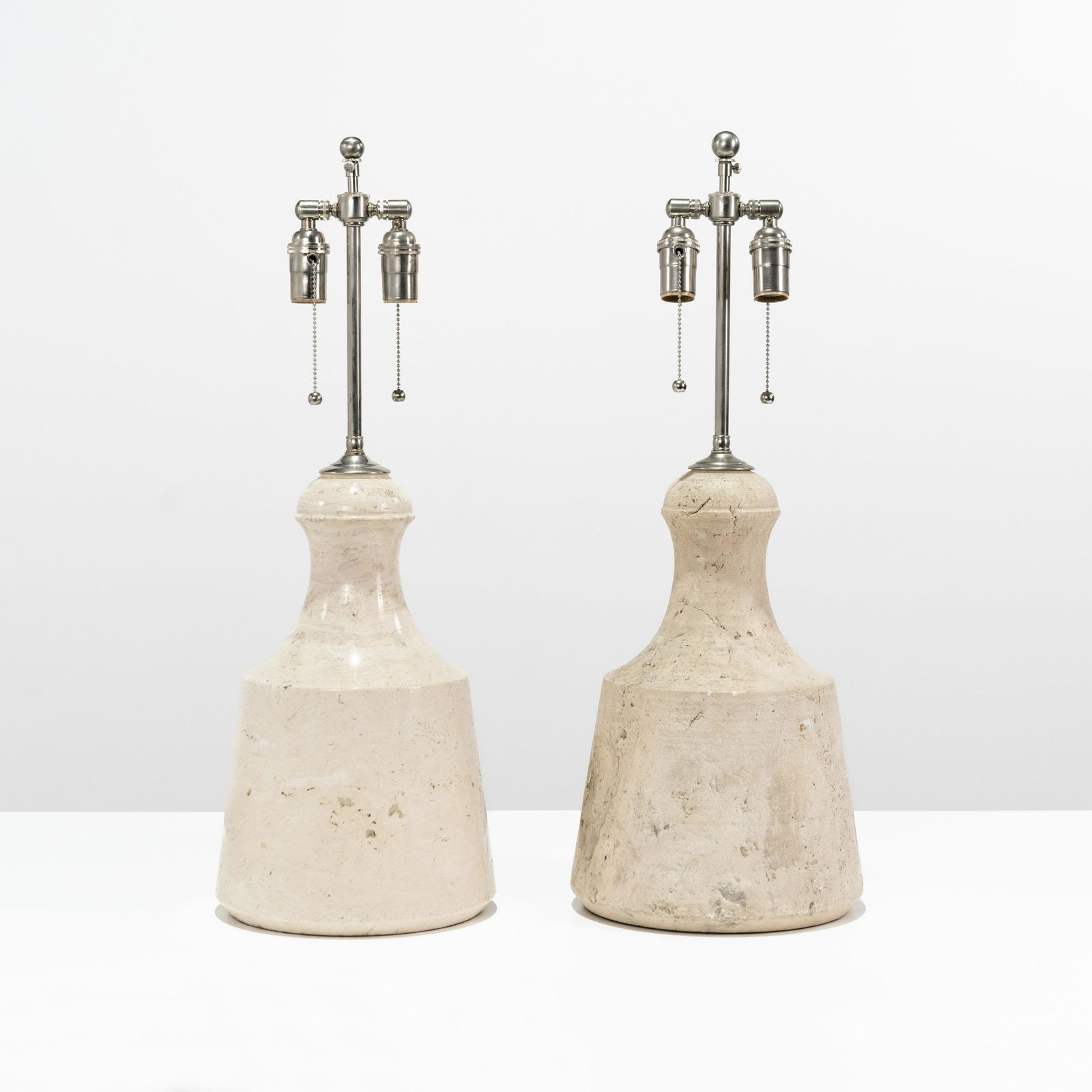 Turned Travertine Lamps (1 of 7)