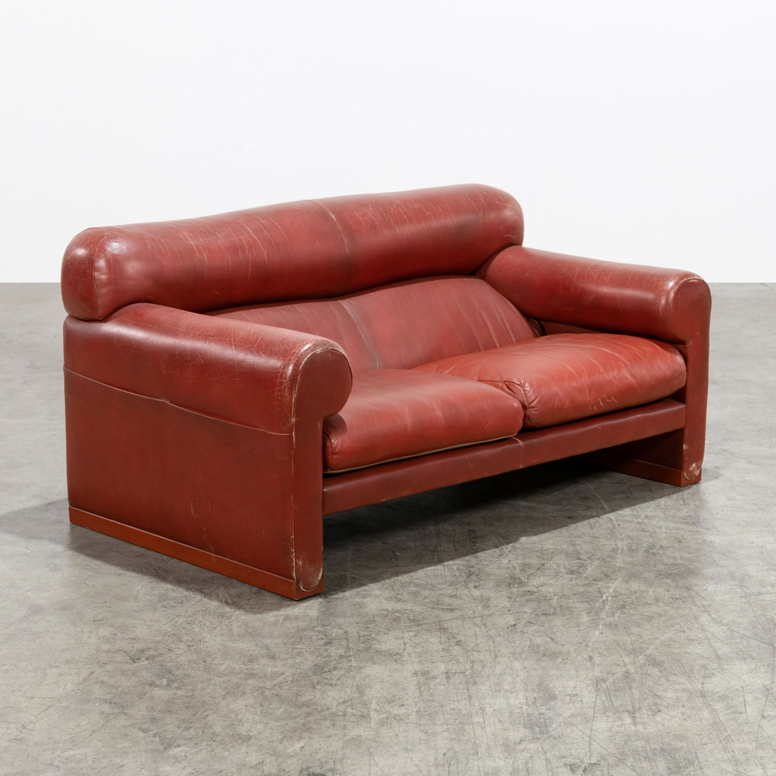 Gramigna & Mazza - Leather Loveseat (1 of 11)