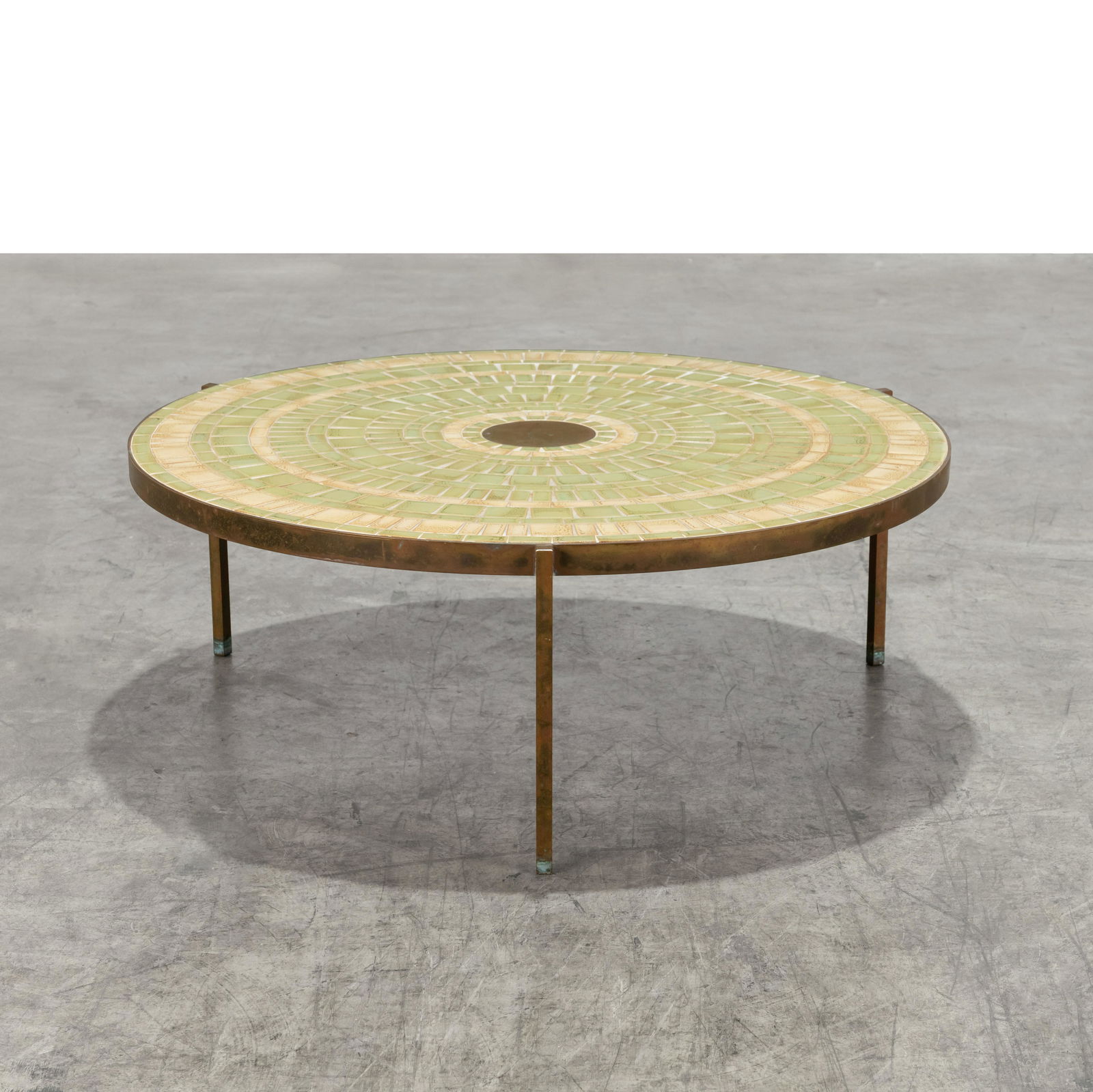 Bronze Tile Top Coffee Table (1 of 9)