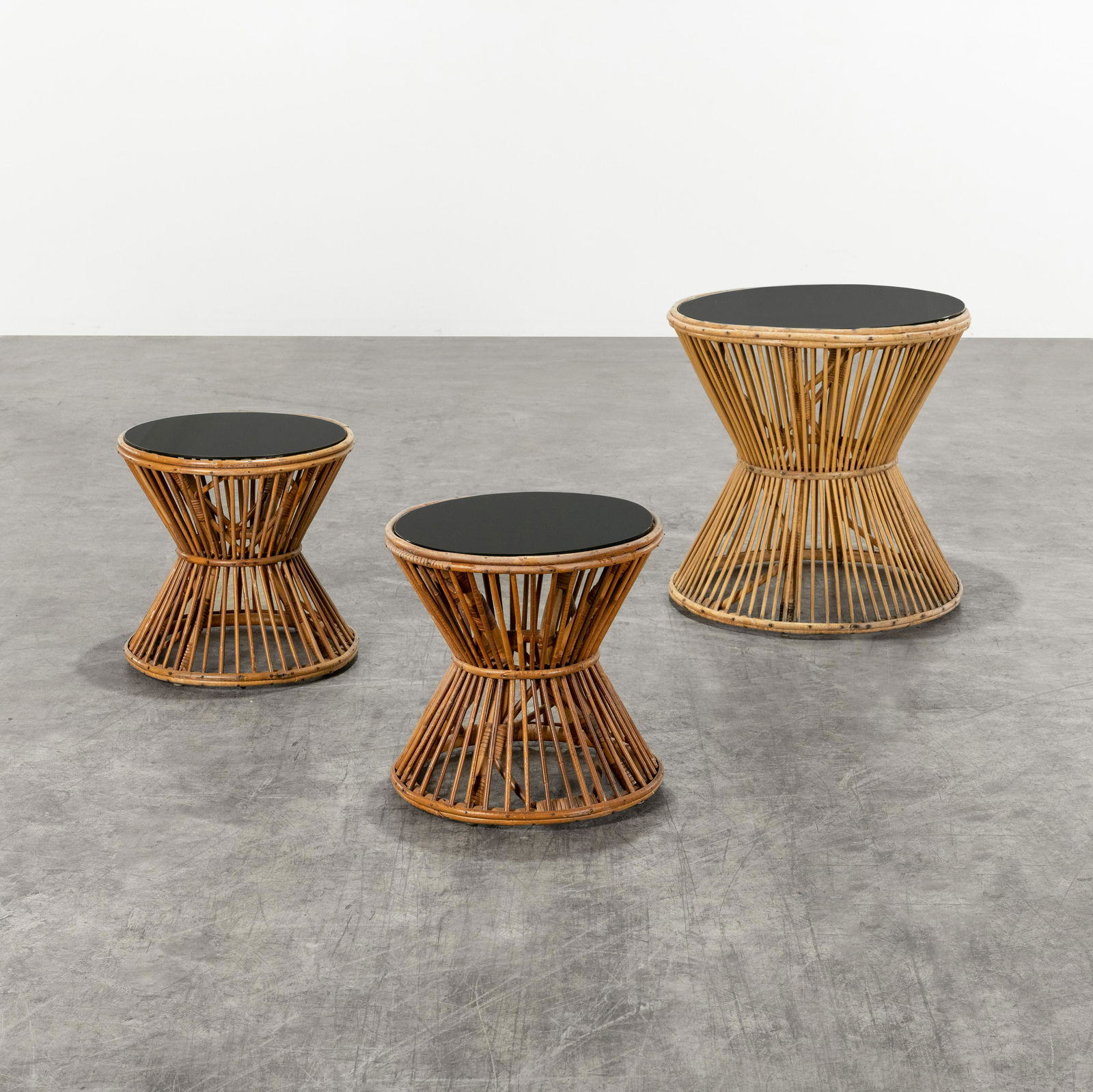 Rattan & Glass Tables (1 of 10)