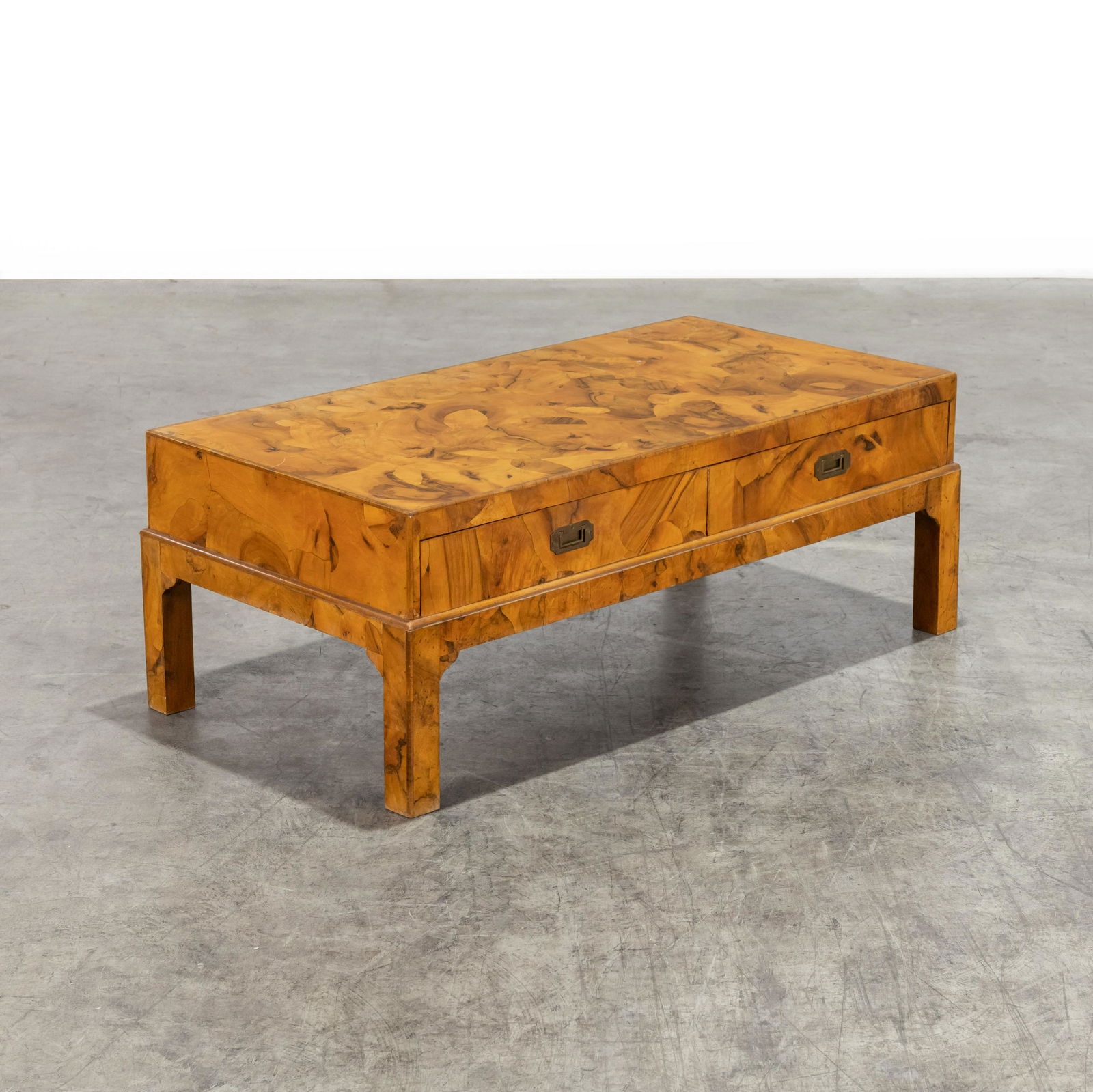 Olive Burl Campaign Coffee Table (1 of 8)