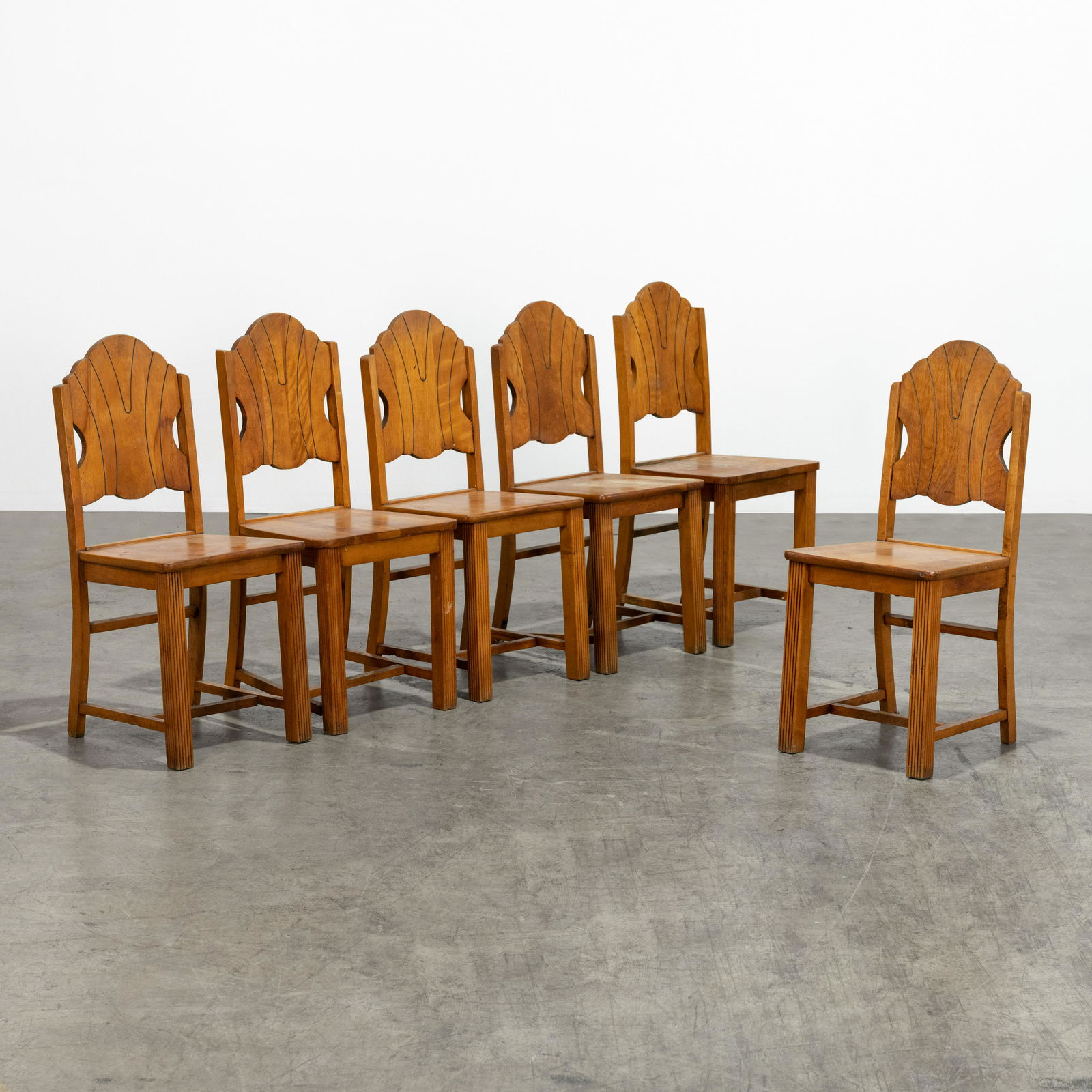 Vintage Maple Dining Chairs (1 of 7)