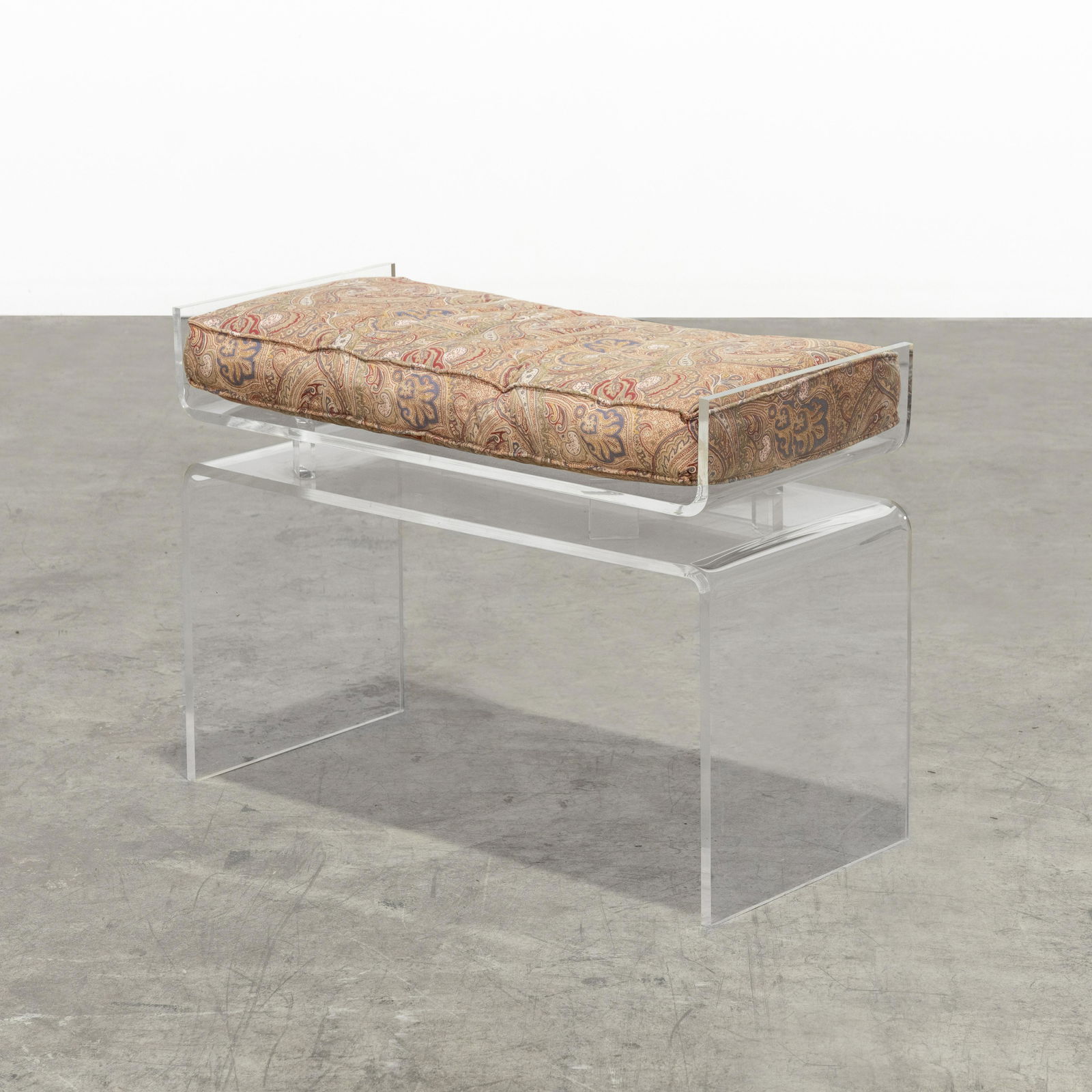 Lucite Vanity Bench (1 of 4)