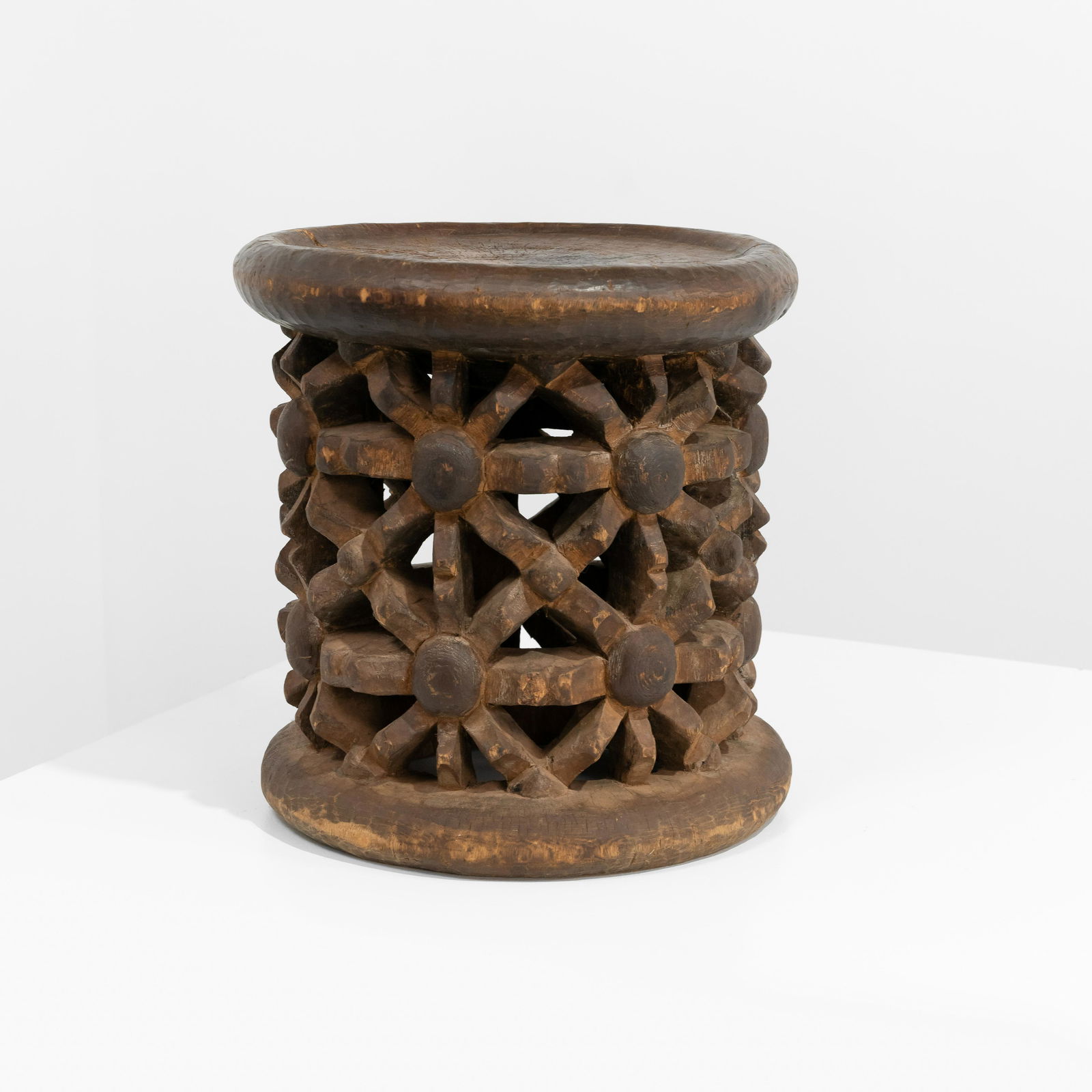 Tucker Robbins - Bamileke Carved Stool (1 of 6)