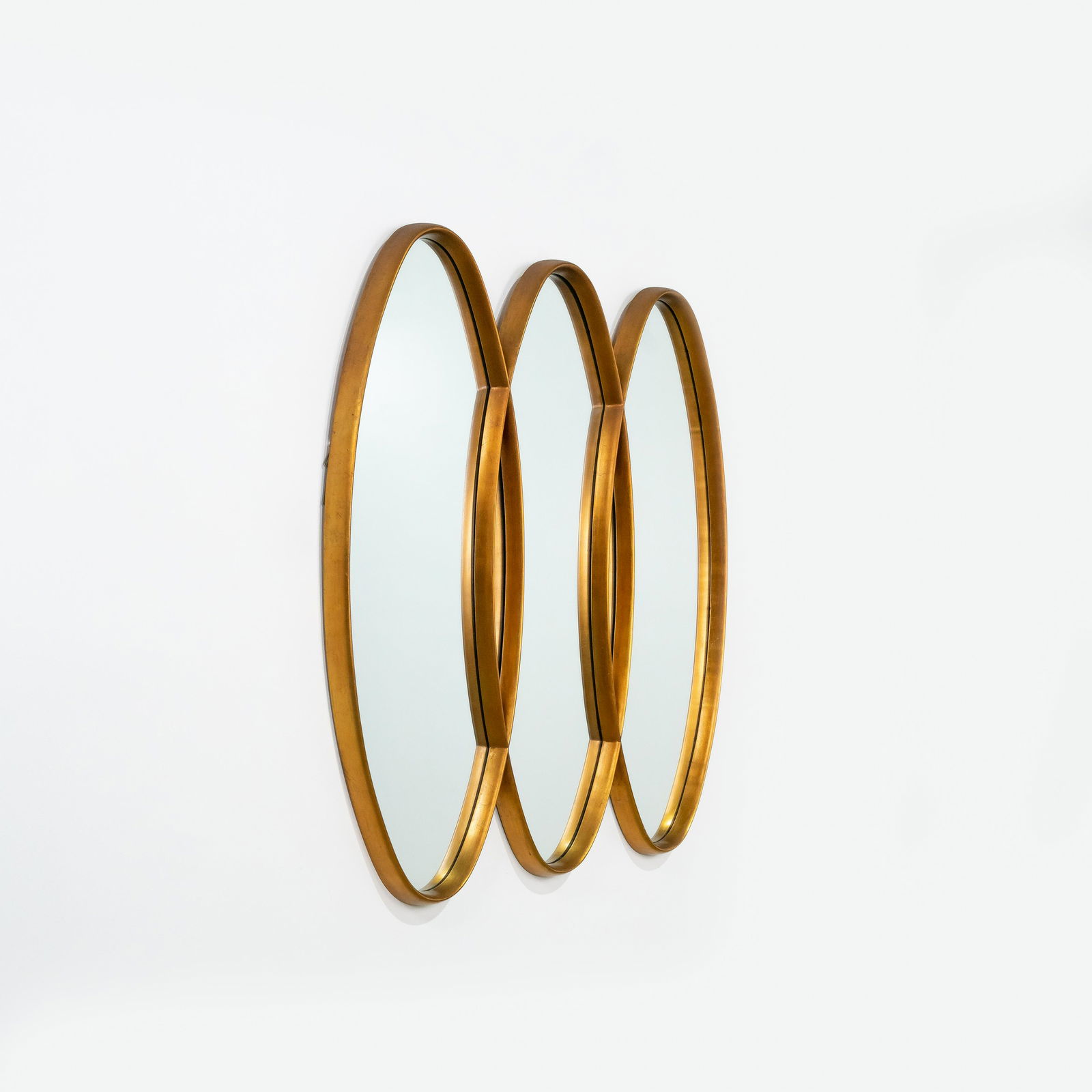 Gilt Wood Triptych Mirror (1 of 4)