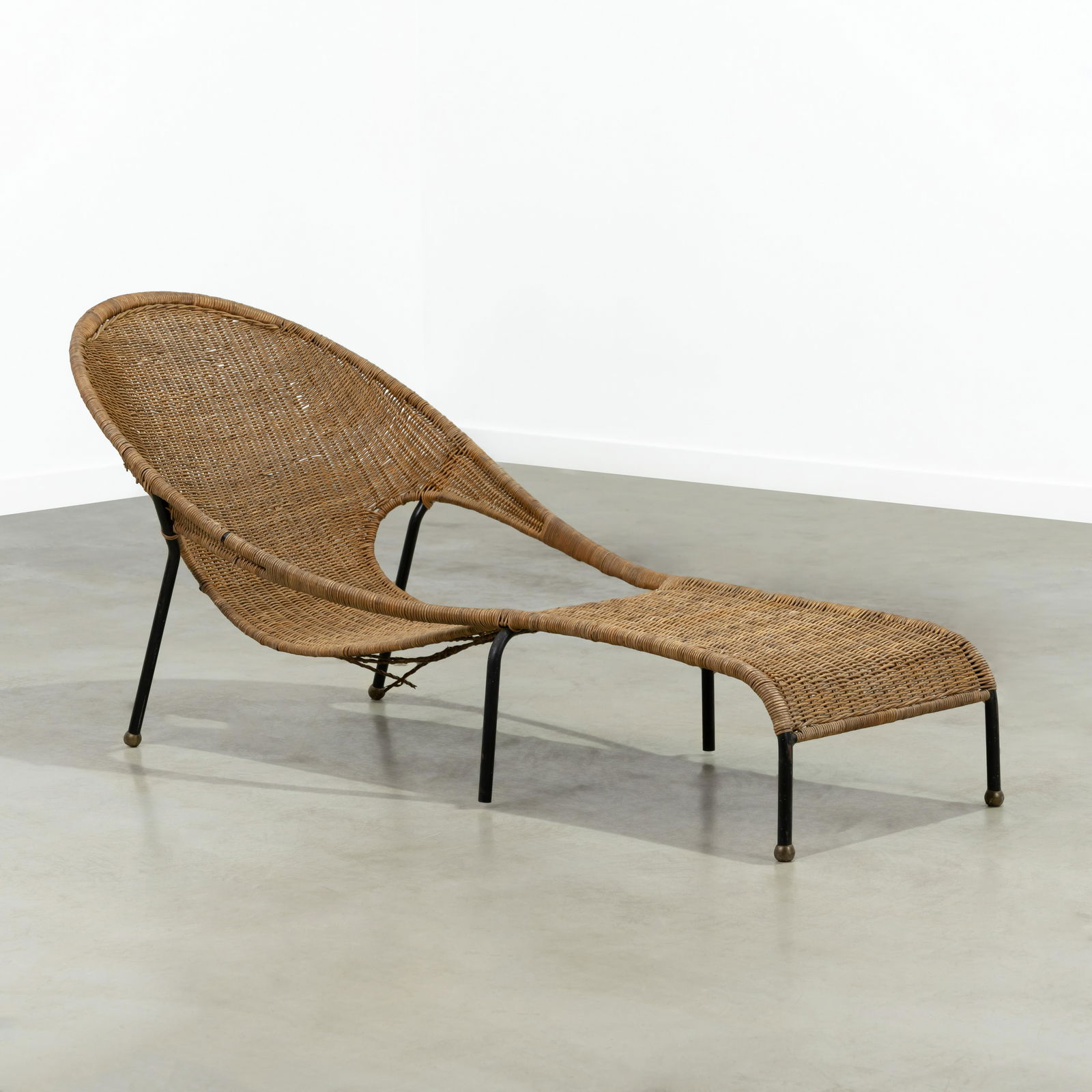 Francis Mair (Attr.) - Wicker Chaise Lounge (1 of 9)
