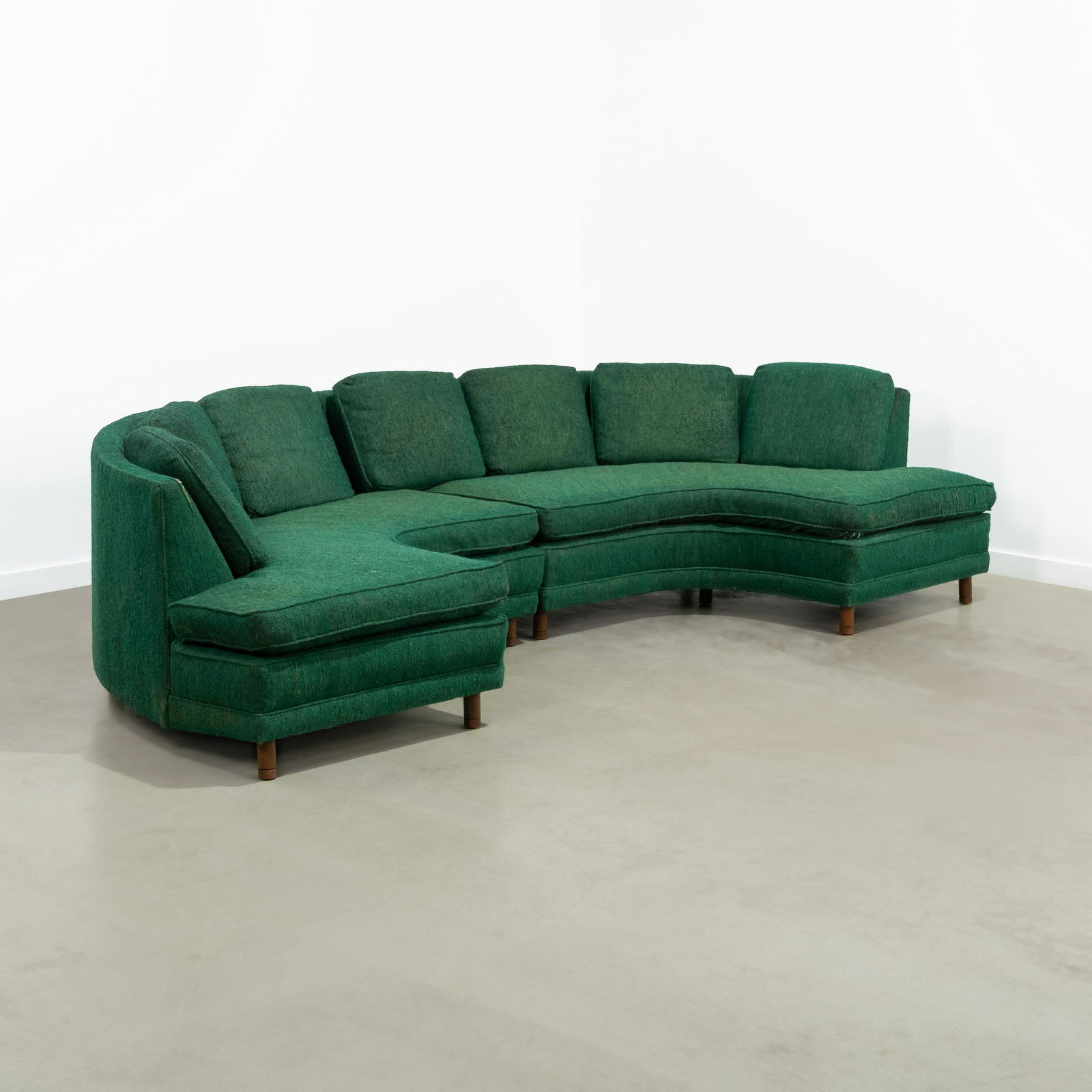 Two Piece Crescent Sofa (1 of 6)