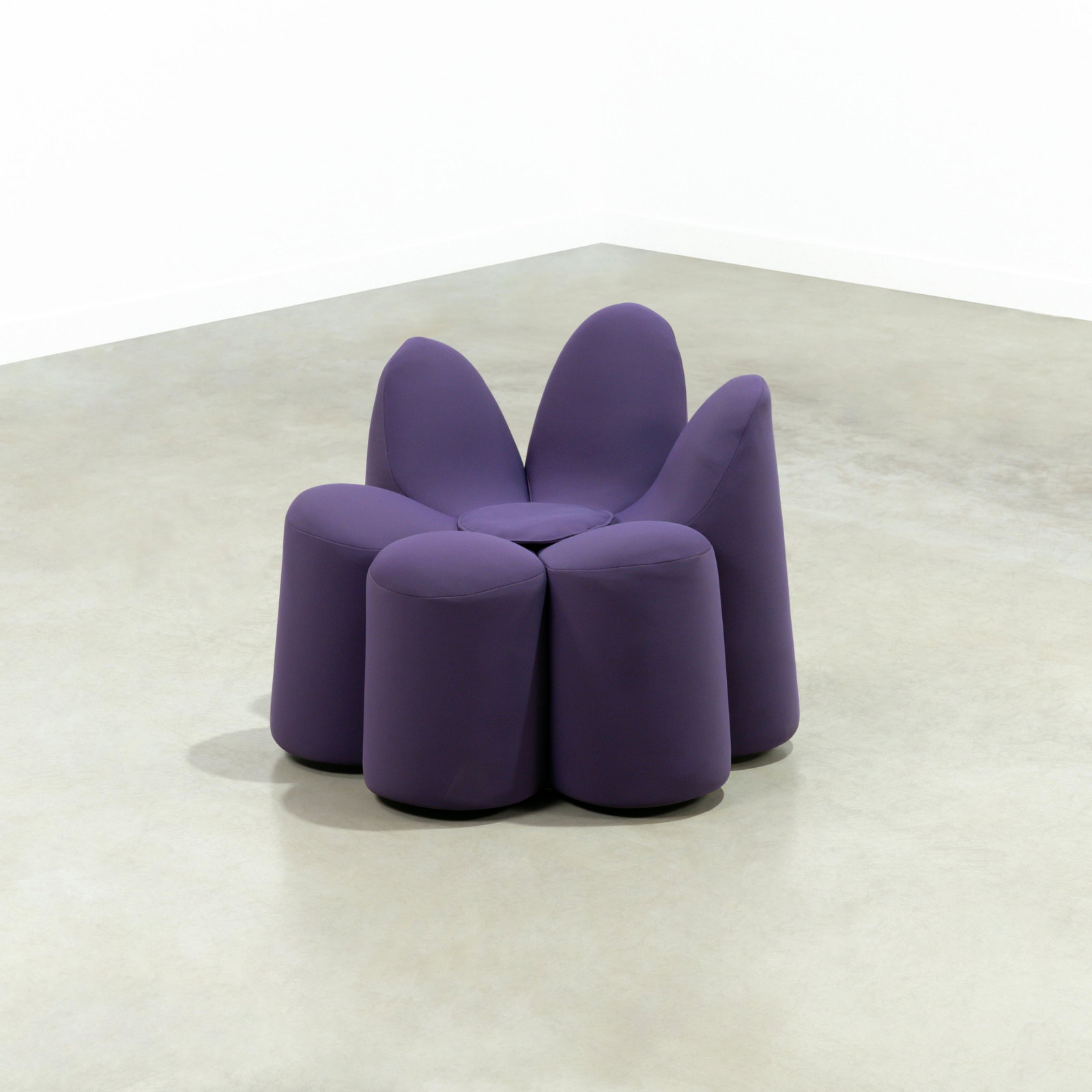 Fabrice Berrux - Mayflower Chair: A vintage "Mayflower" chair by Fabrice Berrux for Roche Bobois. 24 x 29 x 29 . Measurements are in inches. (Height x Width x Depth)