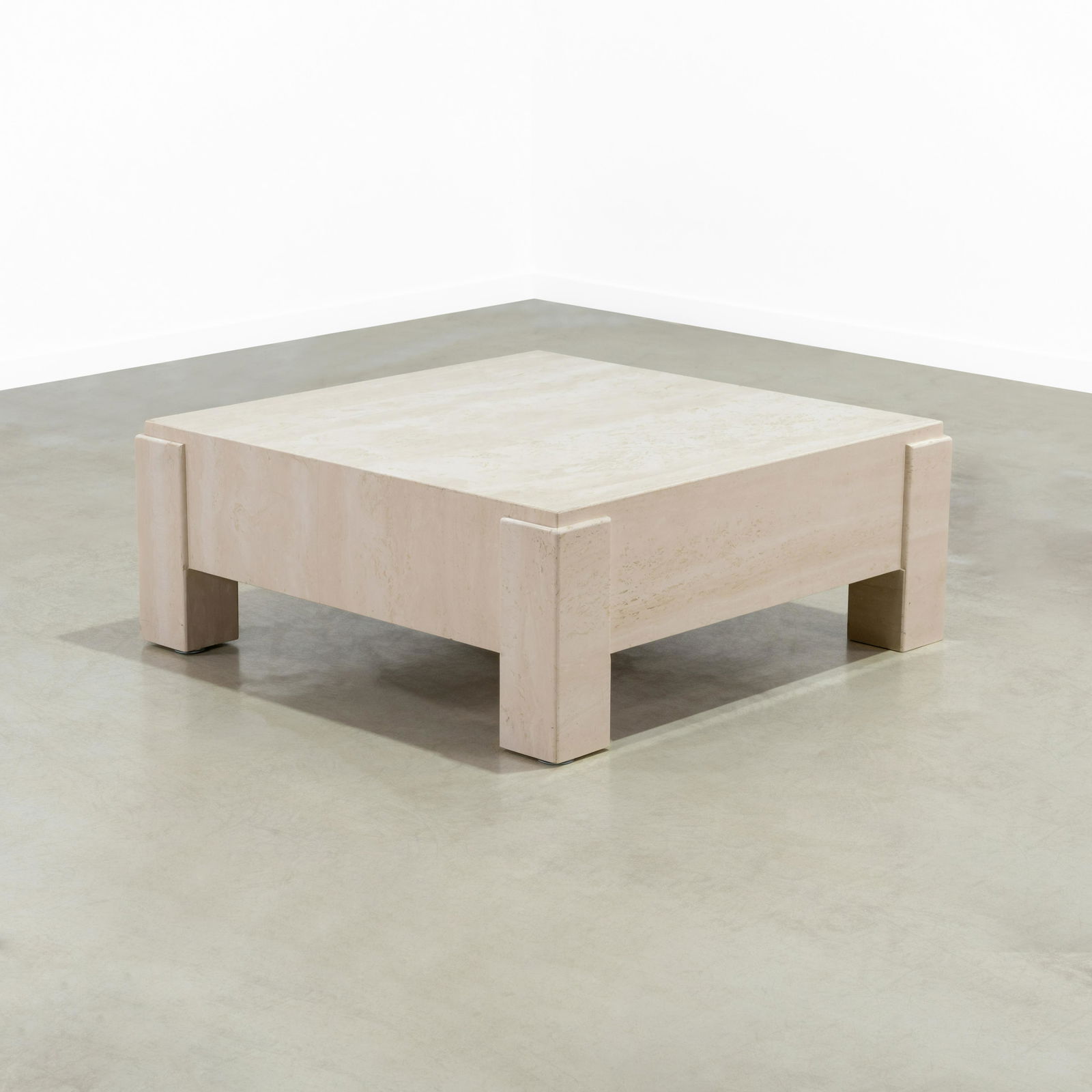 Post Modern Travertine Coffee Table (1 of 11)