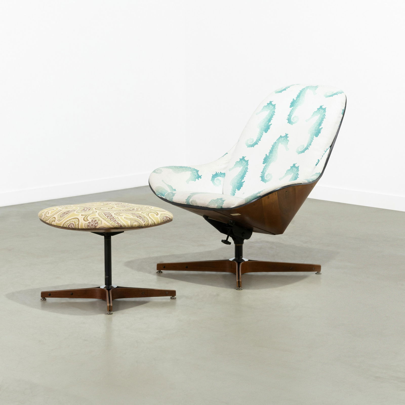 George Mulhauser - Chair & Ottoman (1 of 9)