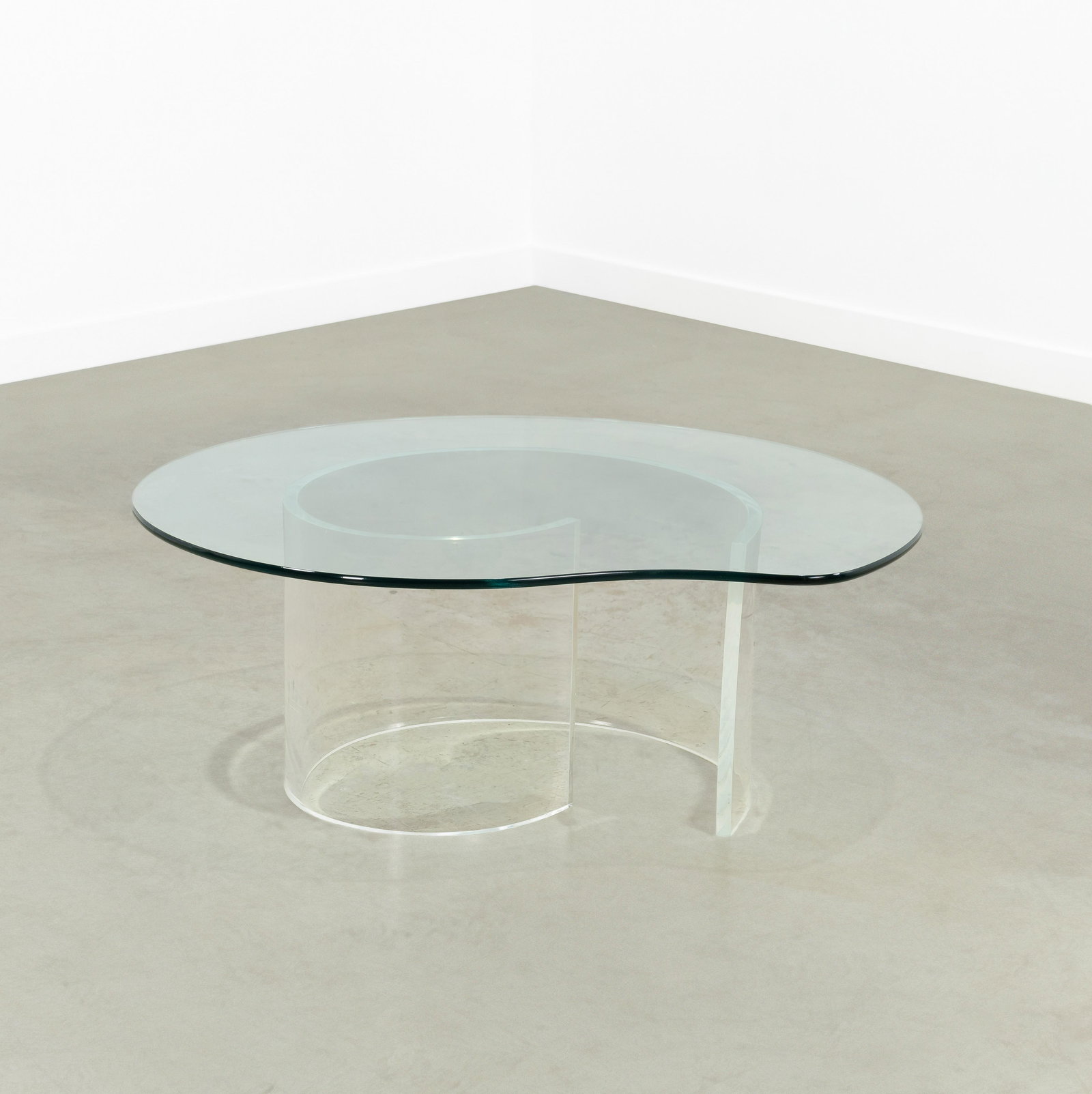 Vladimir Kagan (After) - Lucite Snail Coffee Table (1 of 4)