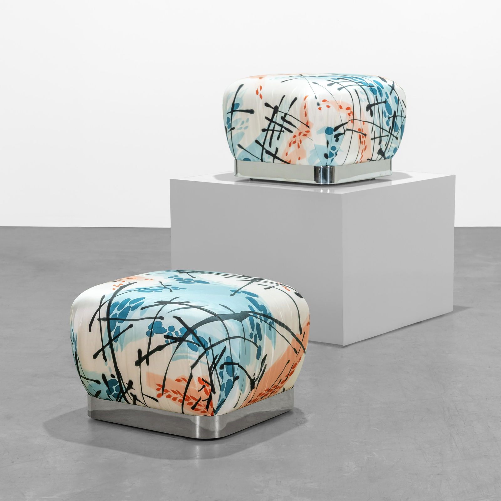 Karl Springer - Souffle Ottomans (1 of 6)
