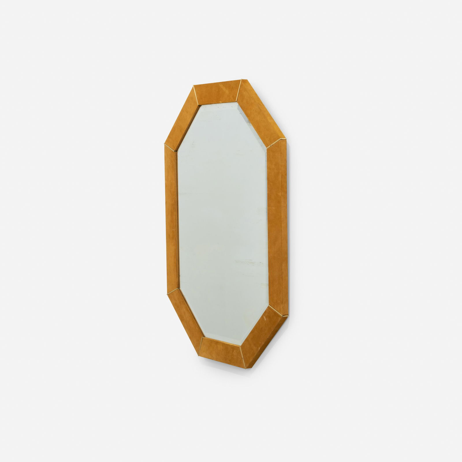 Karl Springer - Suede Mirror (1 of 8)