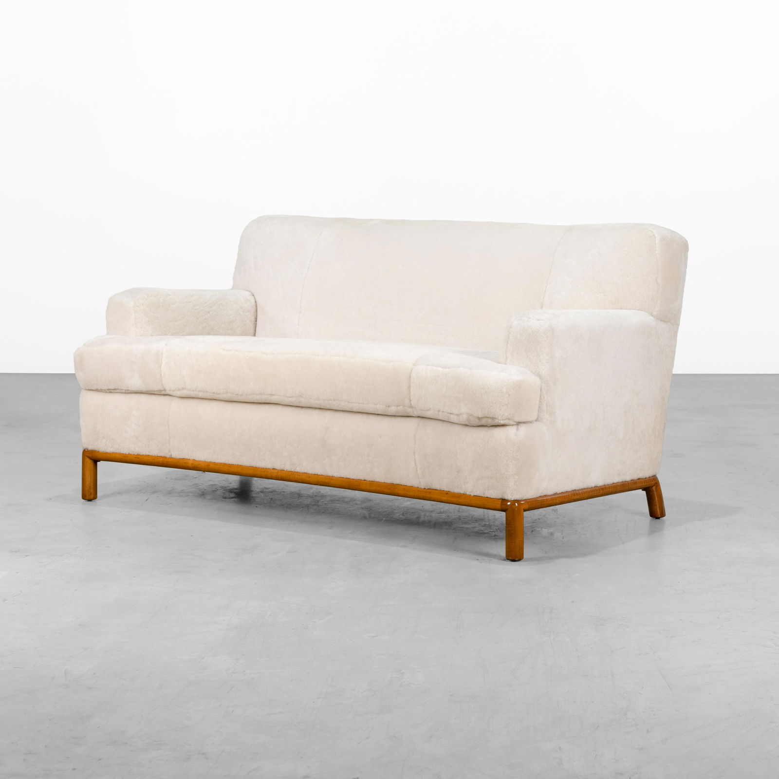 T. H. Robsjohn-Gibbings - Shearling Settee (1 of 9)