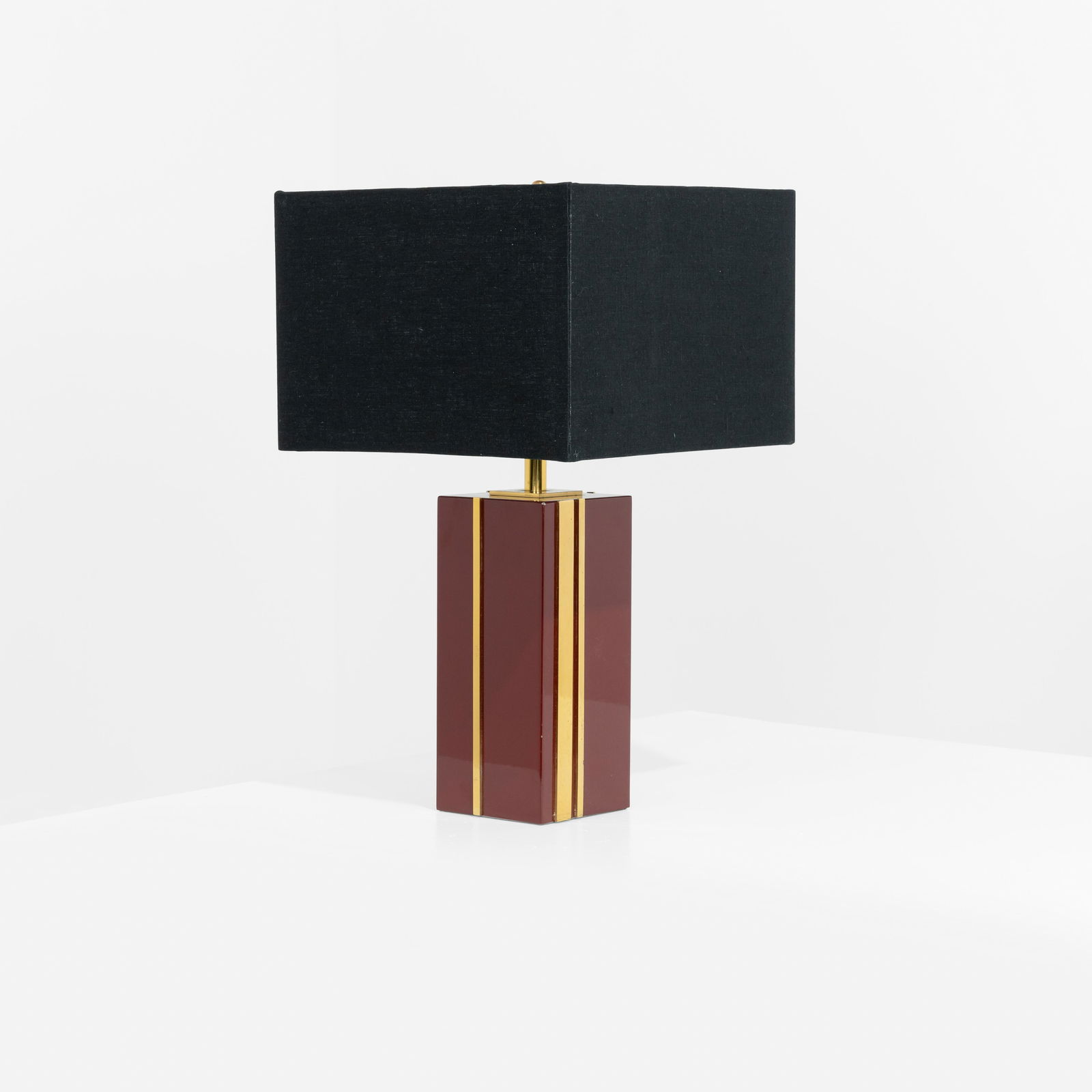 Jean Claude Mahey (Attr.) - Lacquer & Brass Lamp (1 of 7)