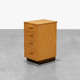 Eliel Saarinen - Chest: Eliel Saarinen for Johnson Furniture diminutive four drawer chest. 30.5 x 15.5 x 21.5. Measurements are in inches. (Height x Width x Depth)