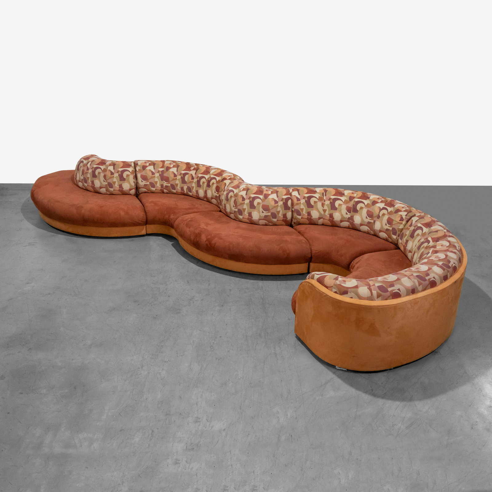 Serpentine Sectional Sofa (1 of 12)