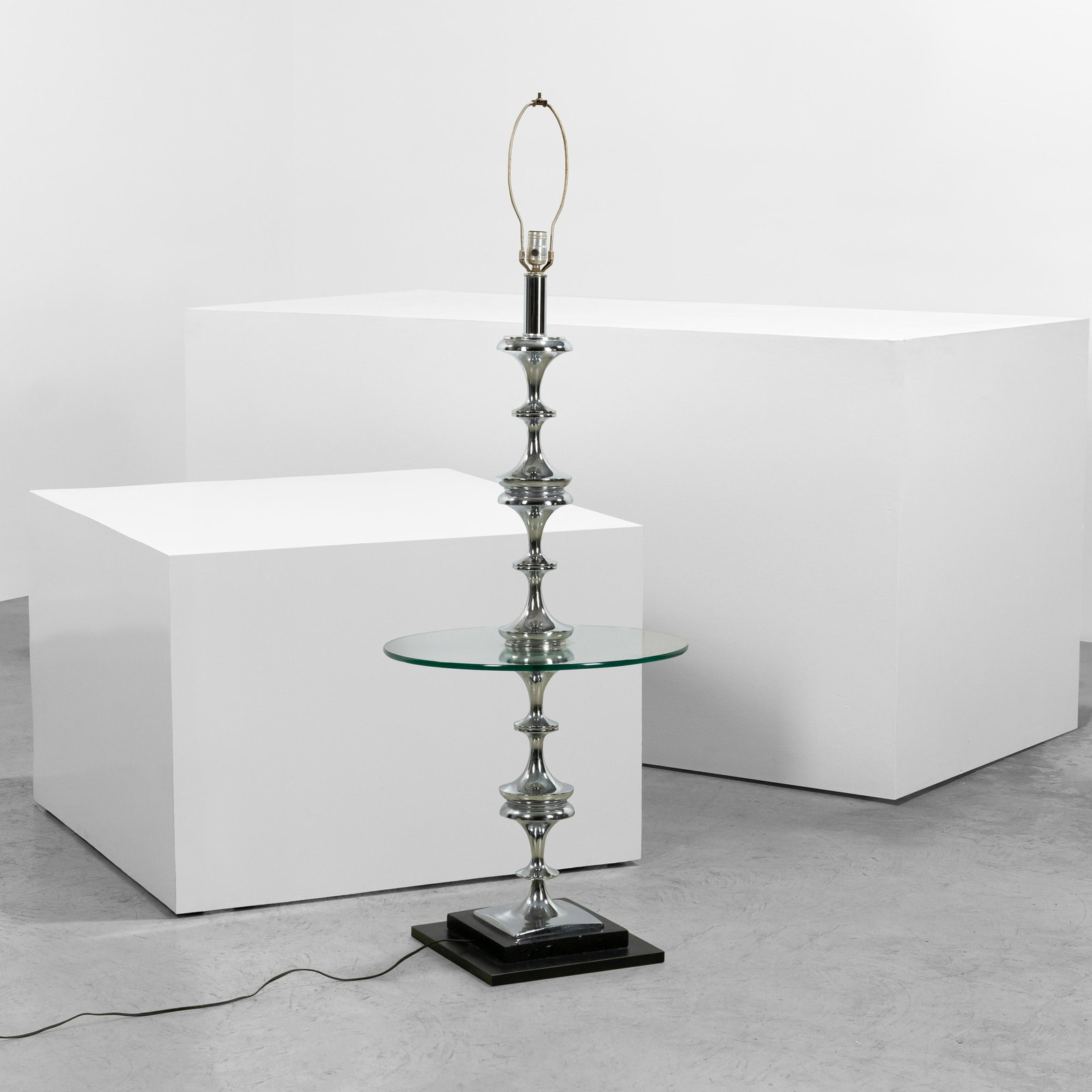 Tommi Parzinger (After) - Floor Lamp Table (1 of 6)