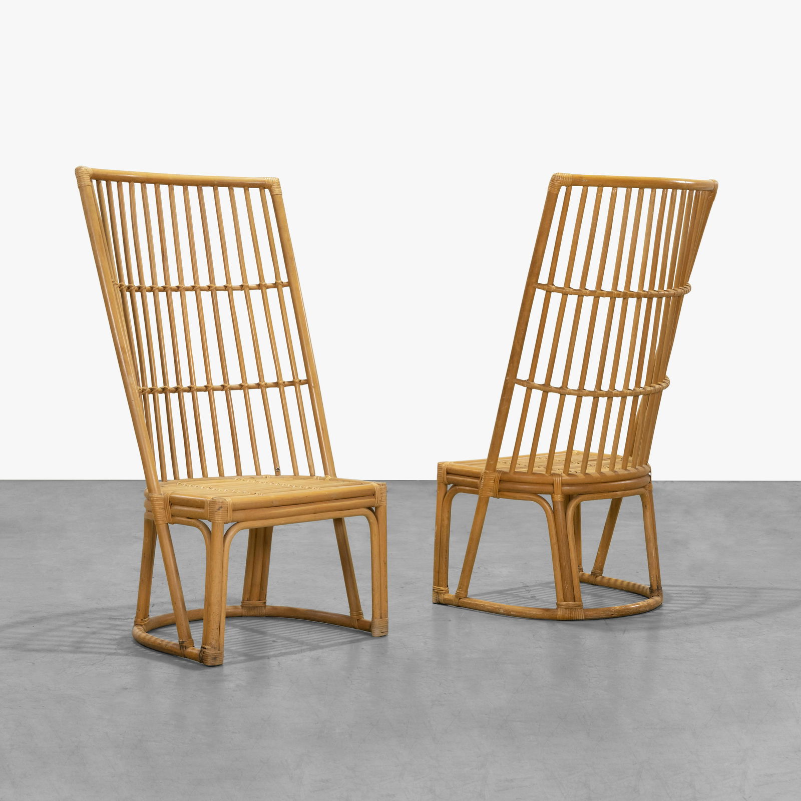 High Back Rattan Chairs (1 of 6)