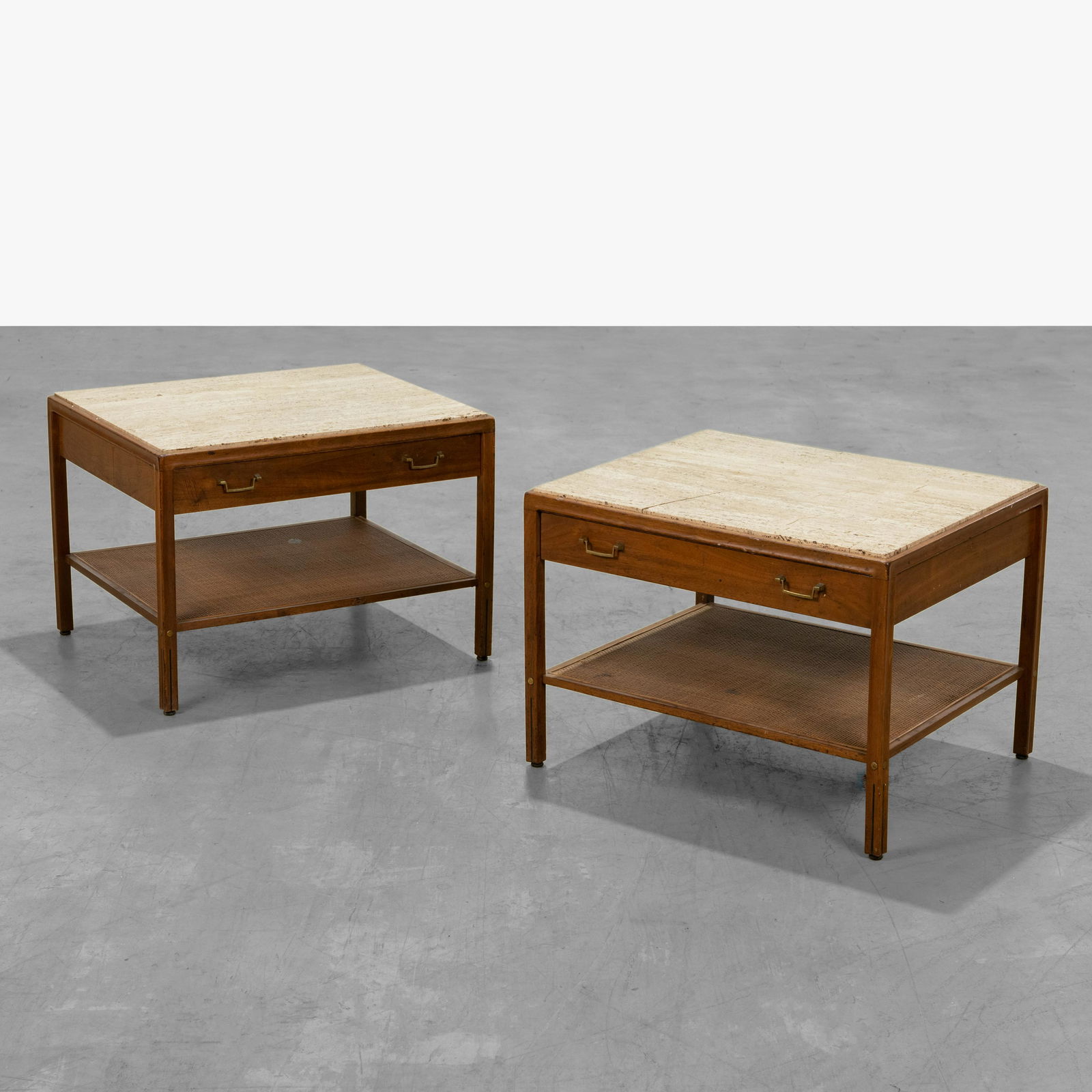 Gerry Zanck - Travertine Top Nightstands (1 of 6)