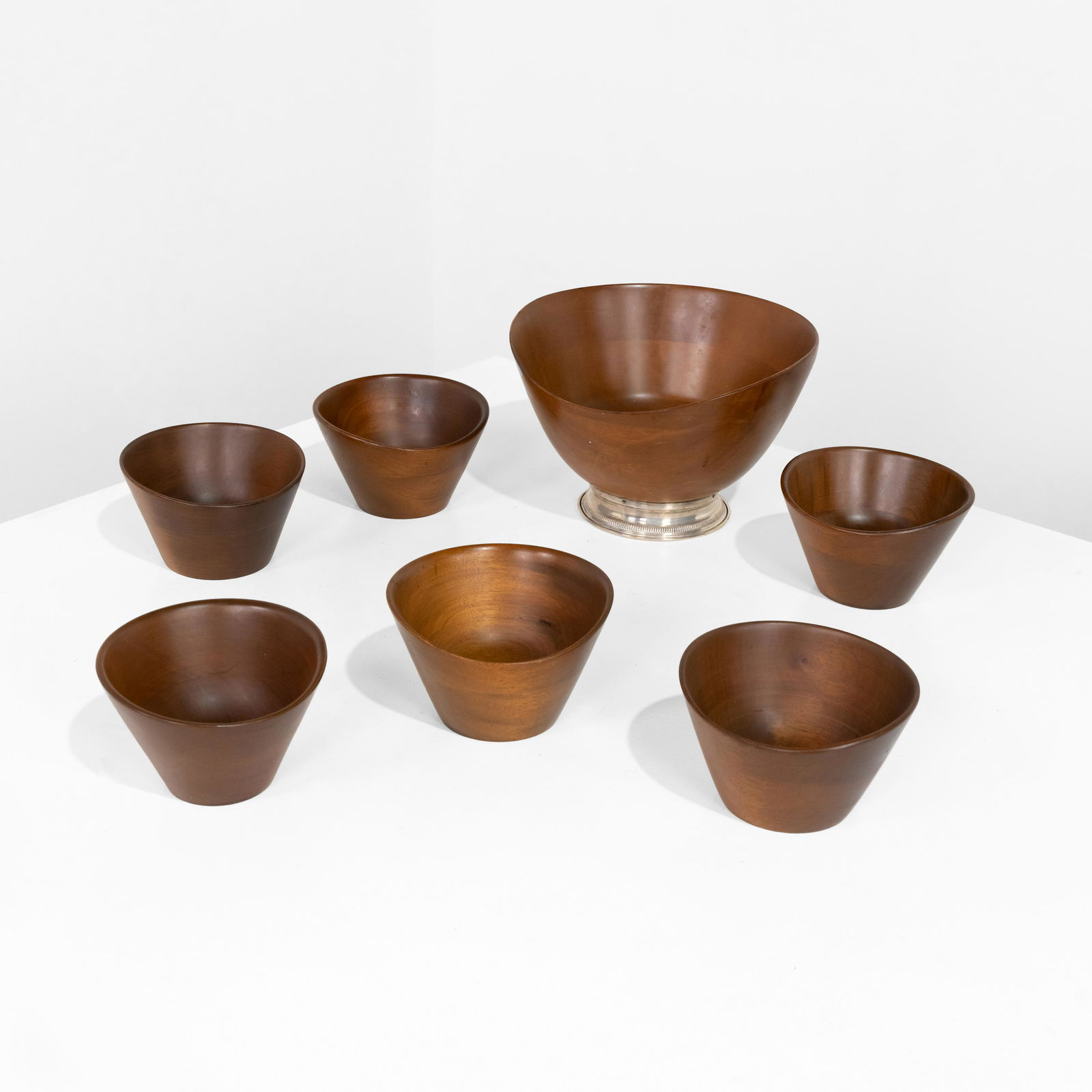 Mahogany Salad Bowl Set (1 of 6)