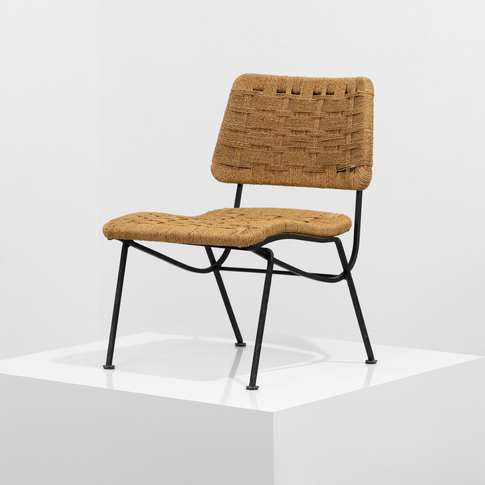 Italian Iron & Rope Chair (1 of 6)