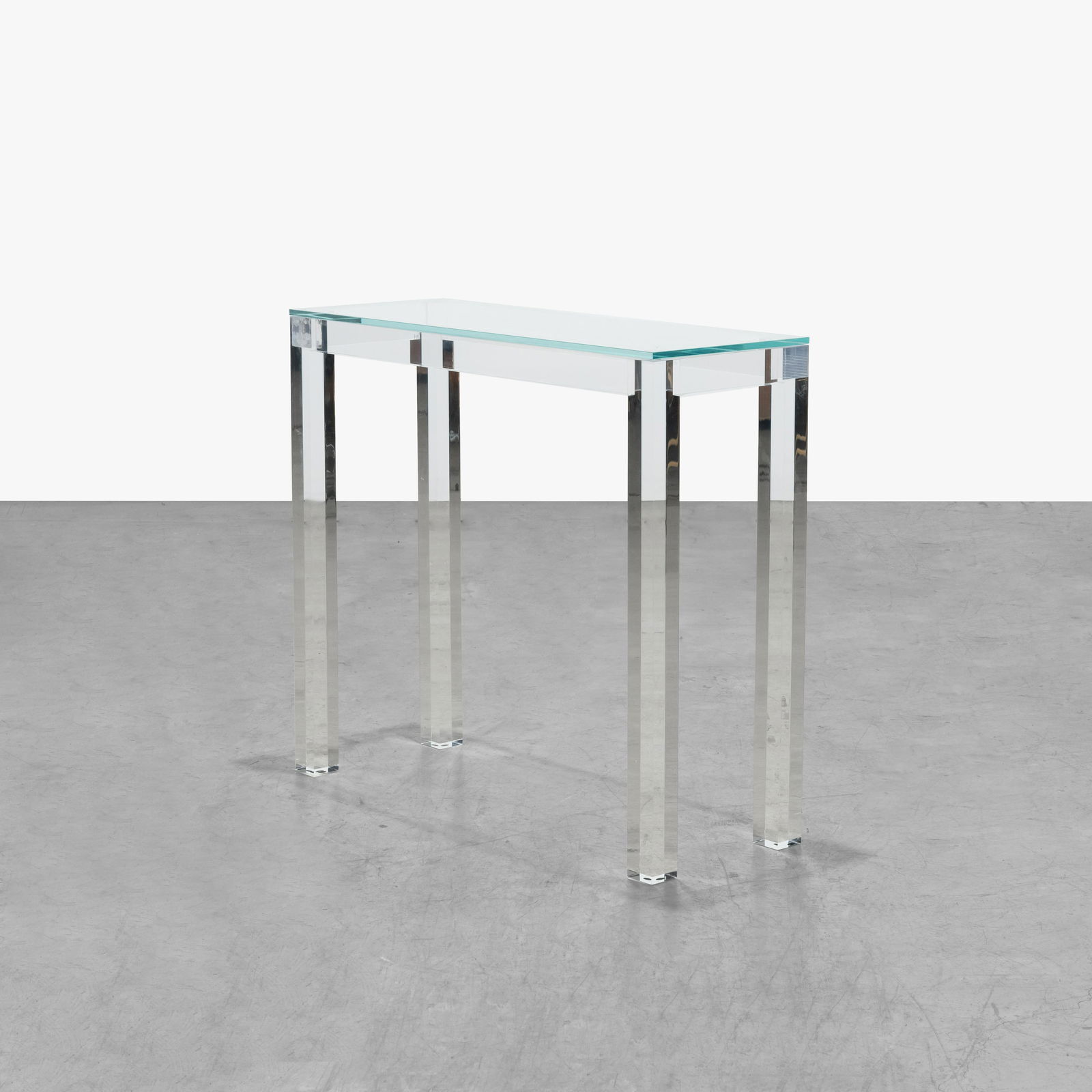 Lucite Console Table (1 of 4)