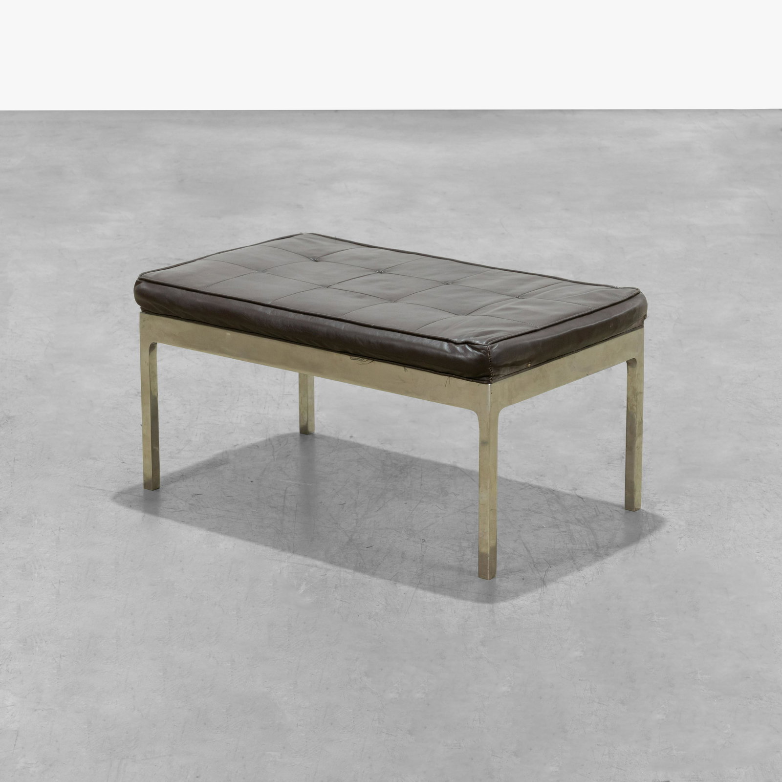 Leather & Steel Bench (1 of 5)