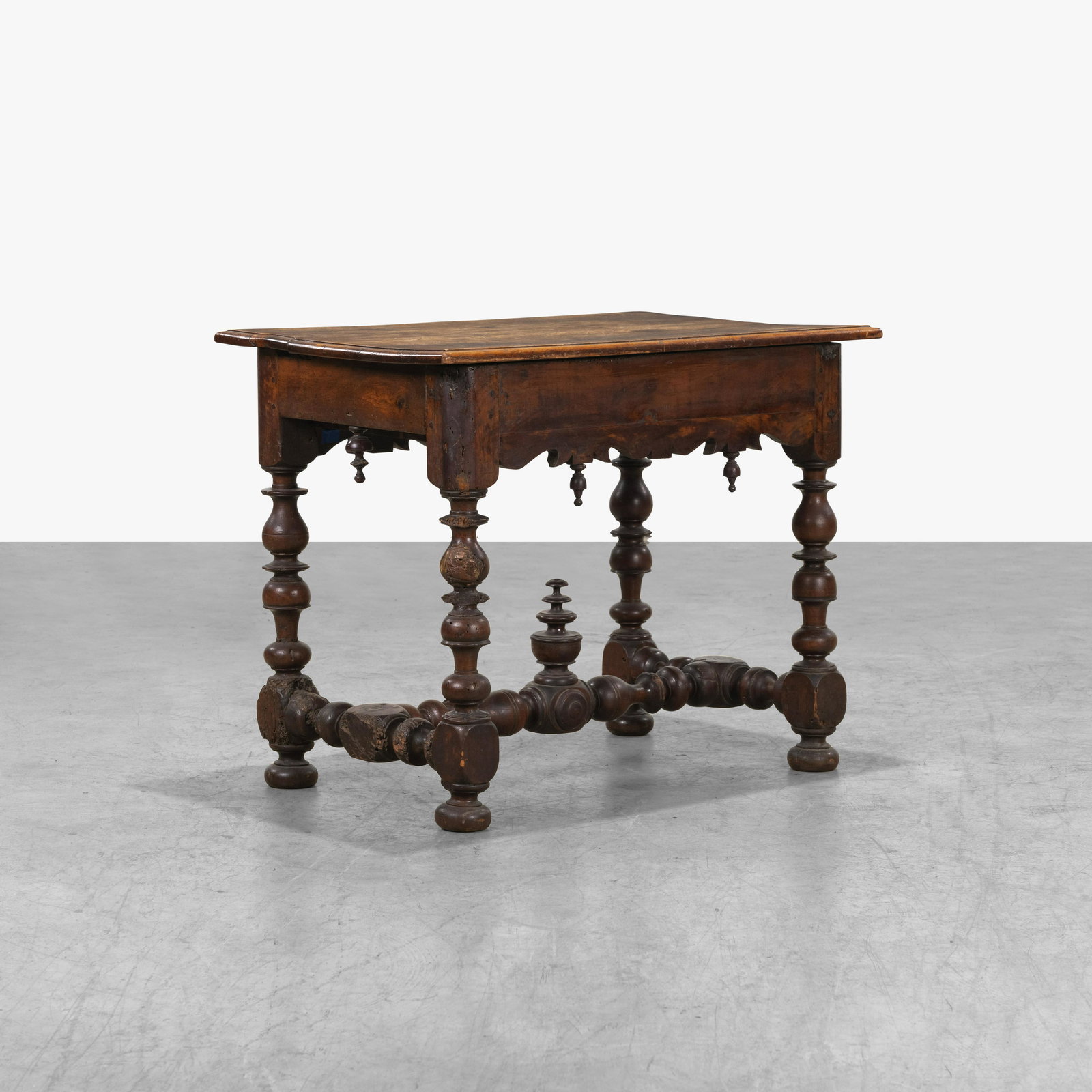 Antique Continental Walnut Table (1 of 17)