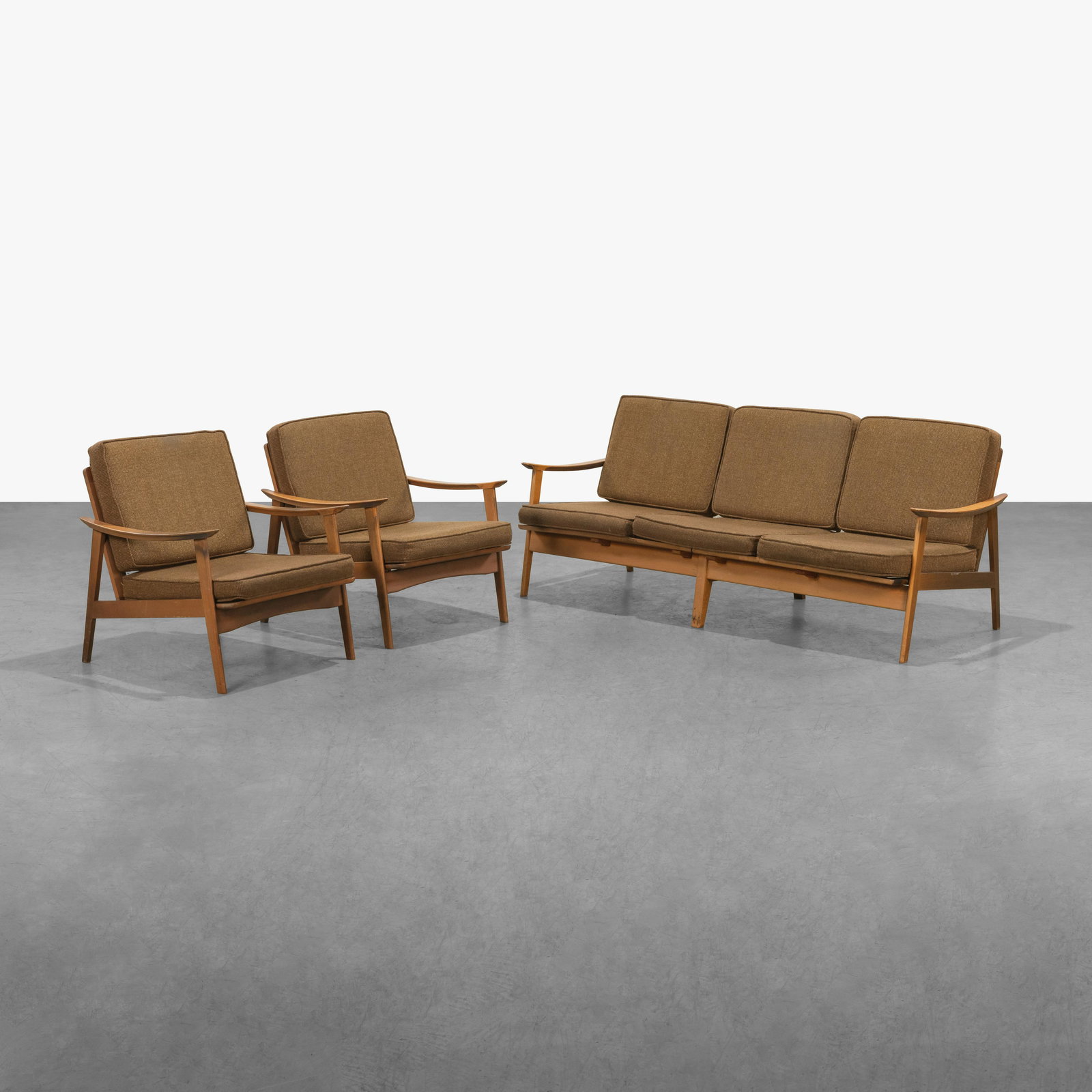 Danish Style Sofa Suite (1 of 8)
