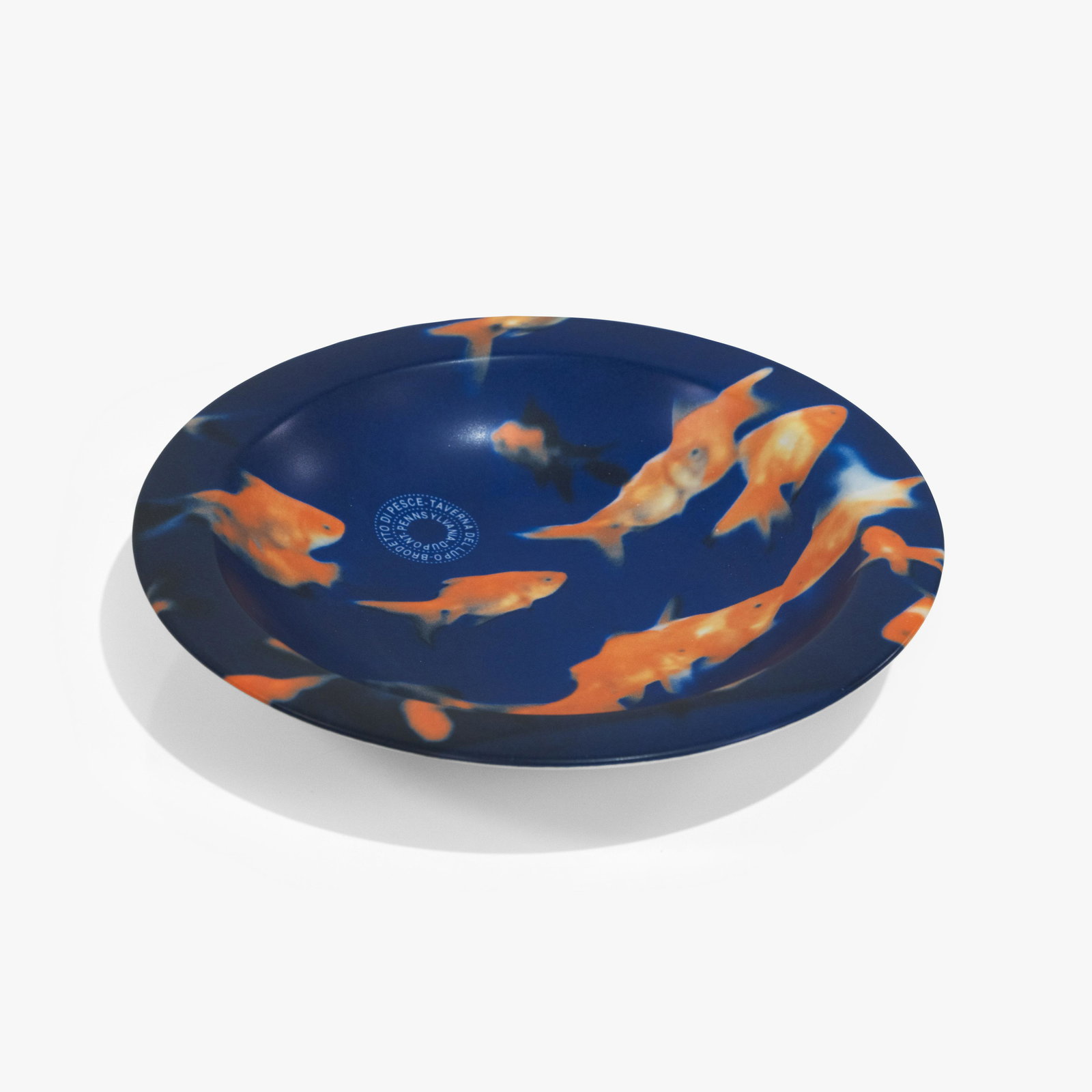 Maurizio Cattelan - Brodetto di Pesce: A ceramic 'Brodetto di Pesce' bowl by Maurizio Cattelan for Bio Ricordo America Inc. Numbered IX/XXX. 10.5 diameter. Measurements are in inches. (Height x Width x Depth)