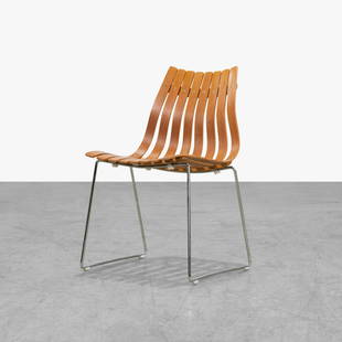 Hans Brattrud - Scandia Chair: A single 'Scandia' chair by Hans Brattrud. 31 x 20.5 x 19. Measurements are in inches. (Height x Width x Depth)