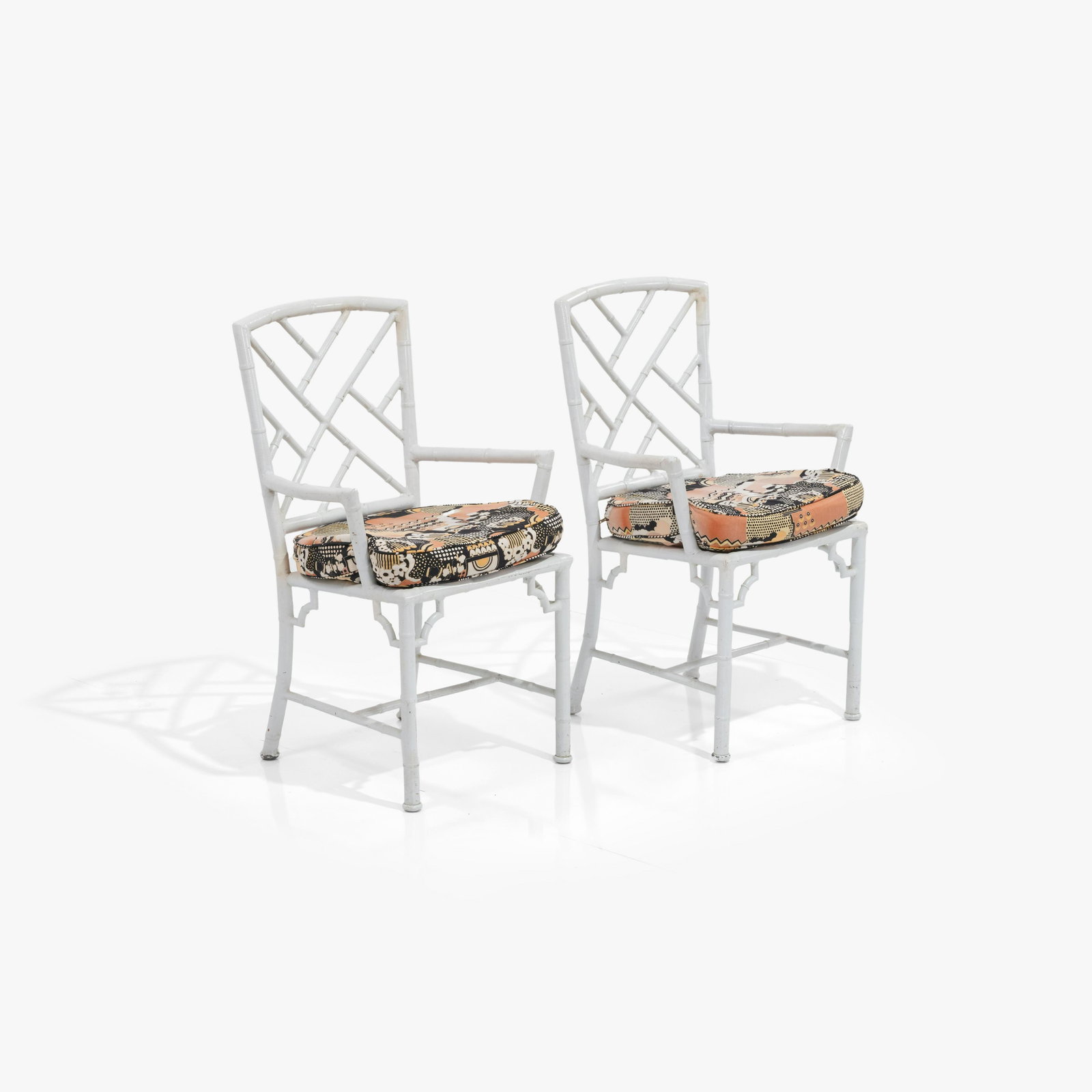 Meadowcraft - Faux Bamboo Arm Chairs (1 of 5)