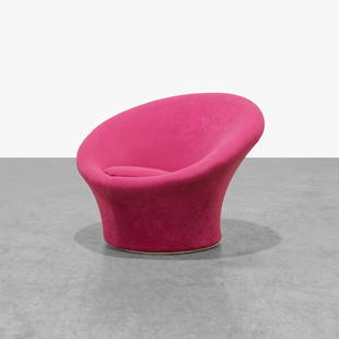 Pierre Paulin - Mushroom Chair: A vintage 'Mushroom' chair for Artifort by Pierre Paulin. 25 x 34 x 32 . Measurements are in inches. (Height x Width x Depth)