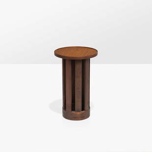 Dunbar (Attr.) - End Table: A vintage Dunbar attributed end table. Unmarked. 24 x 15. Measurements are in inches. (Height x Width x Depth)